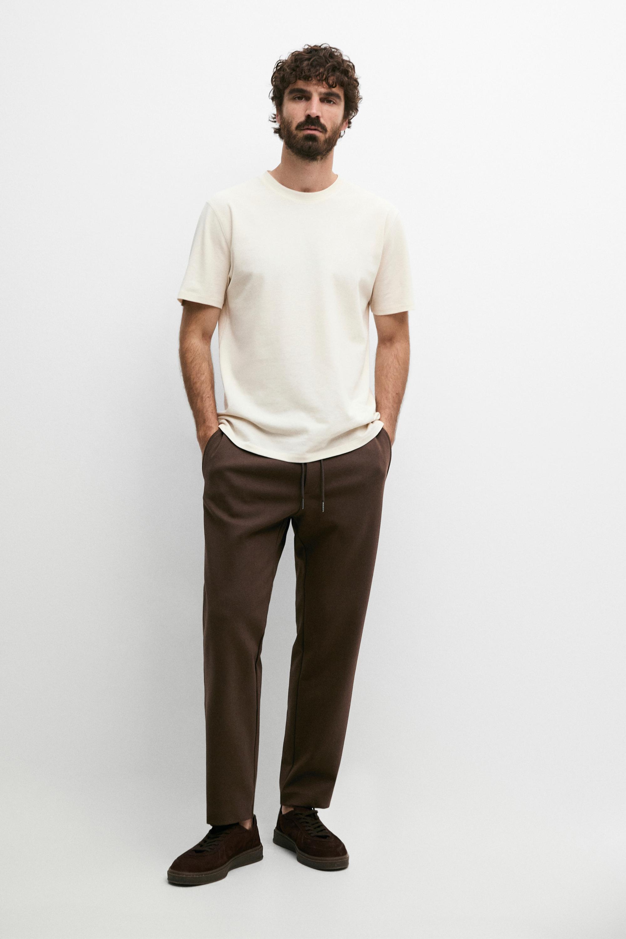 T-shirt à manches courtes en coton mélangé