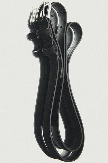 Nubuck leather belt - LIMITED EDITION — BLACK 3