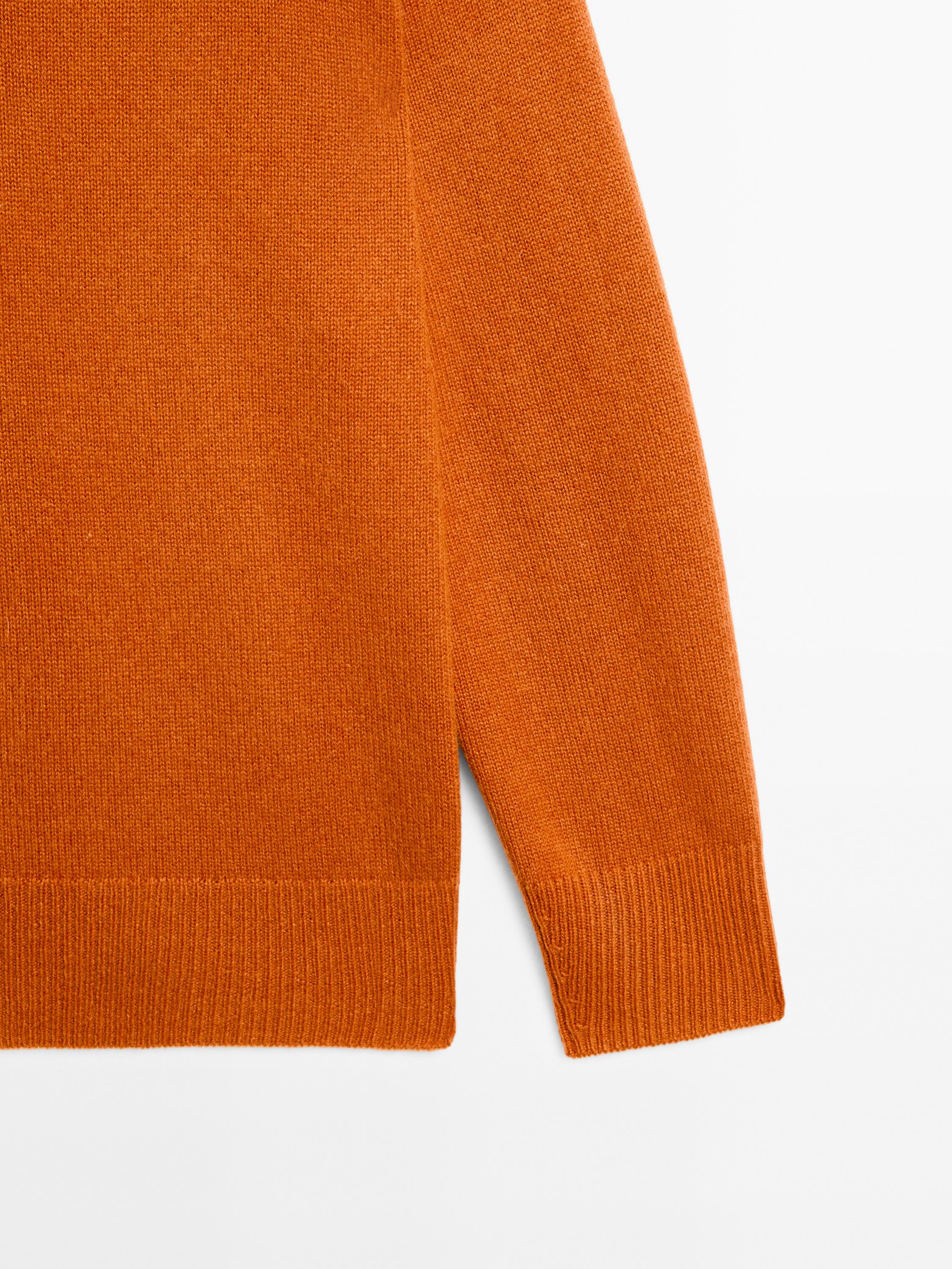 Pull en maille 100 % cachemire à col en V