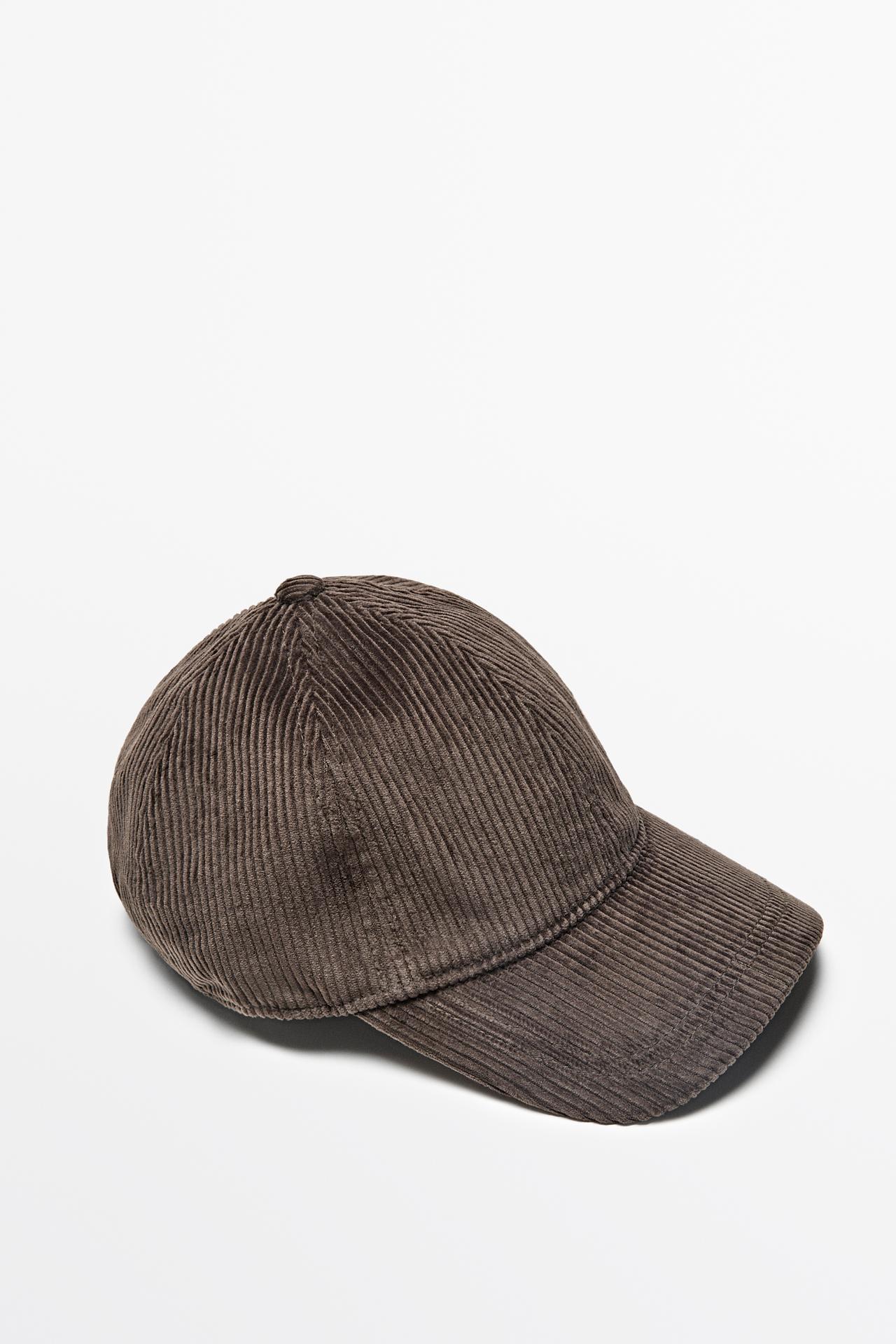 Corduroy cap — KHAKI