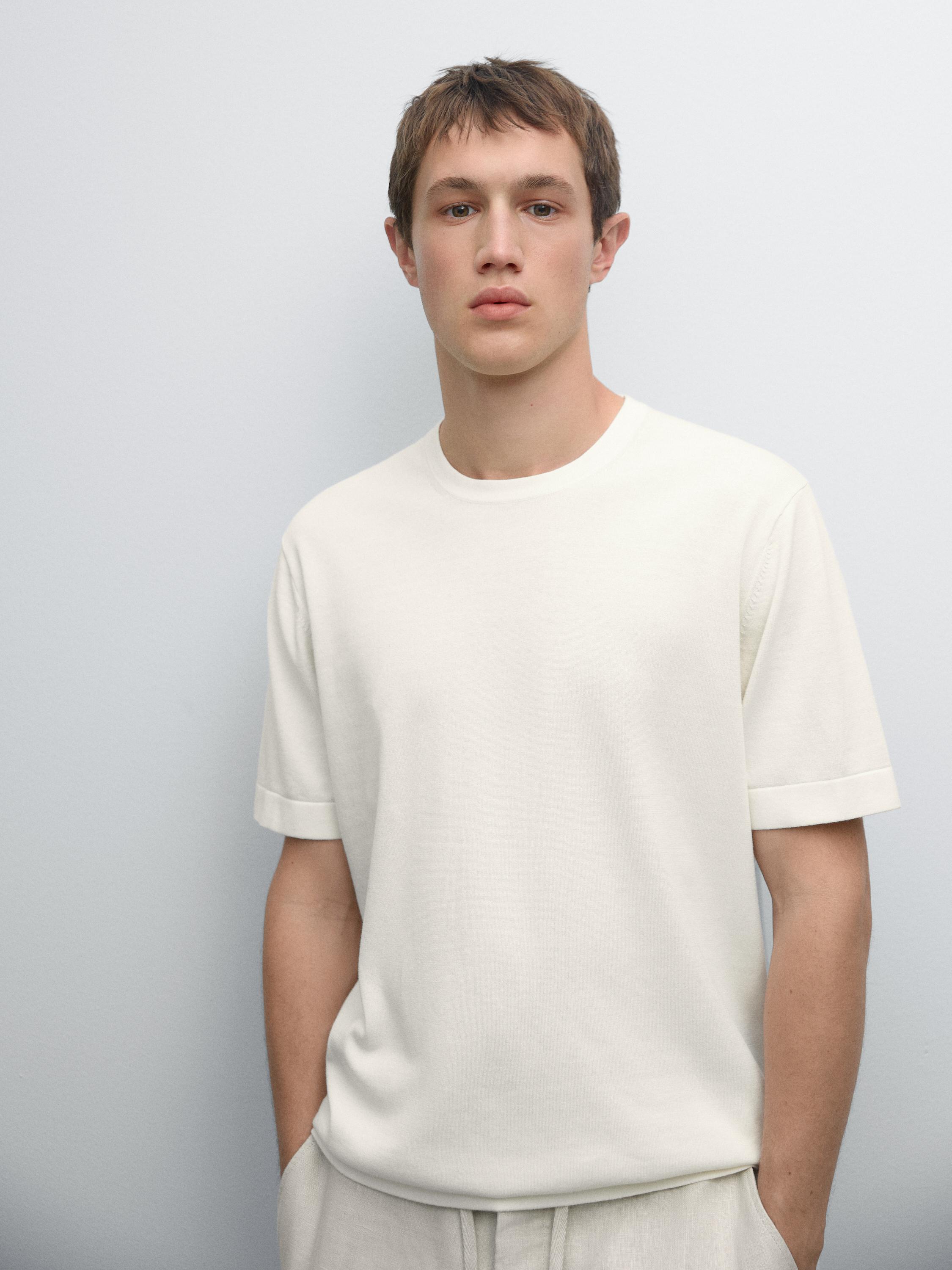 100% cotton short sleeve knit T-shirt