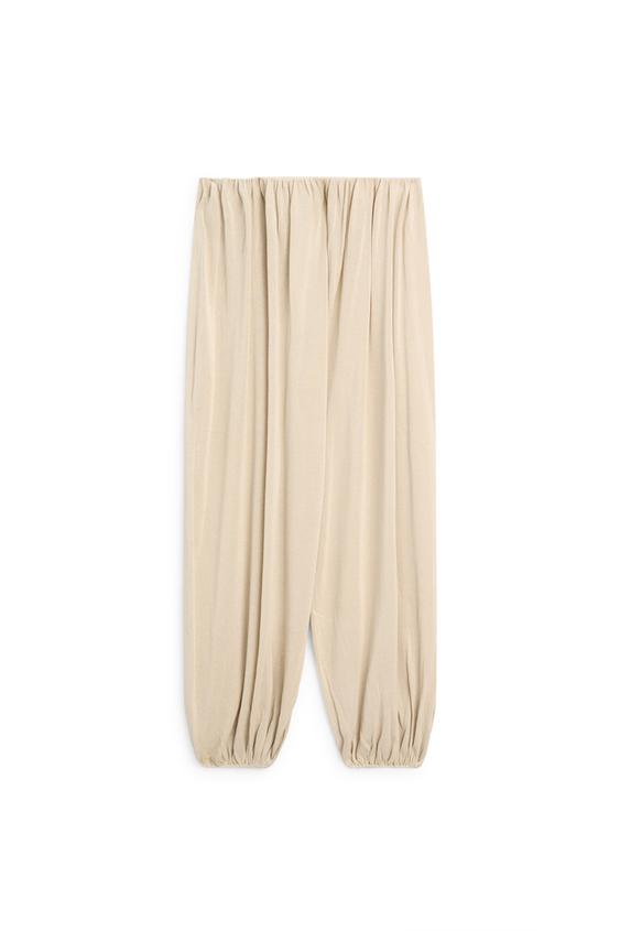 İpek karışımlı total look şalvar pantolon - LIMITED EDITION