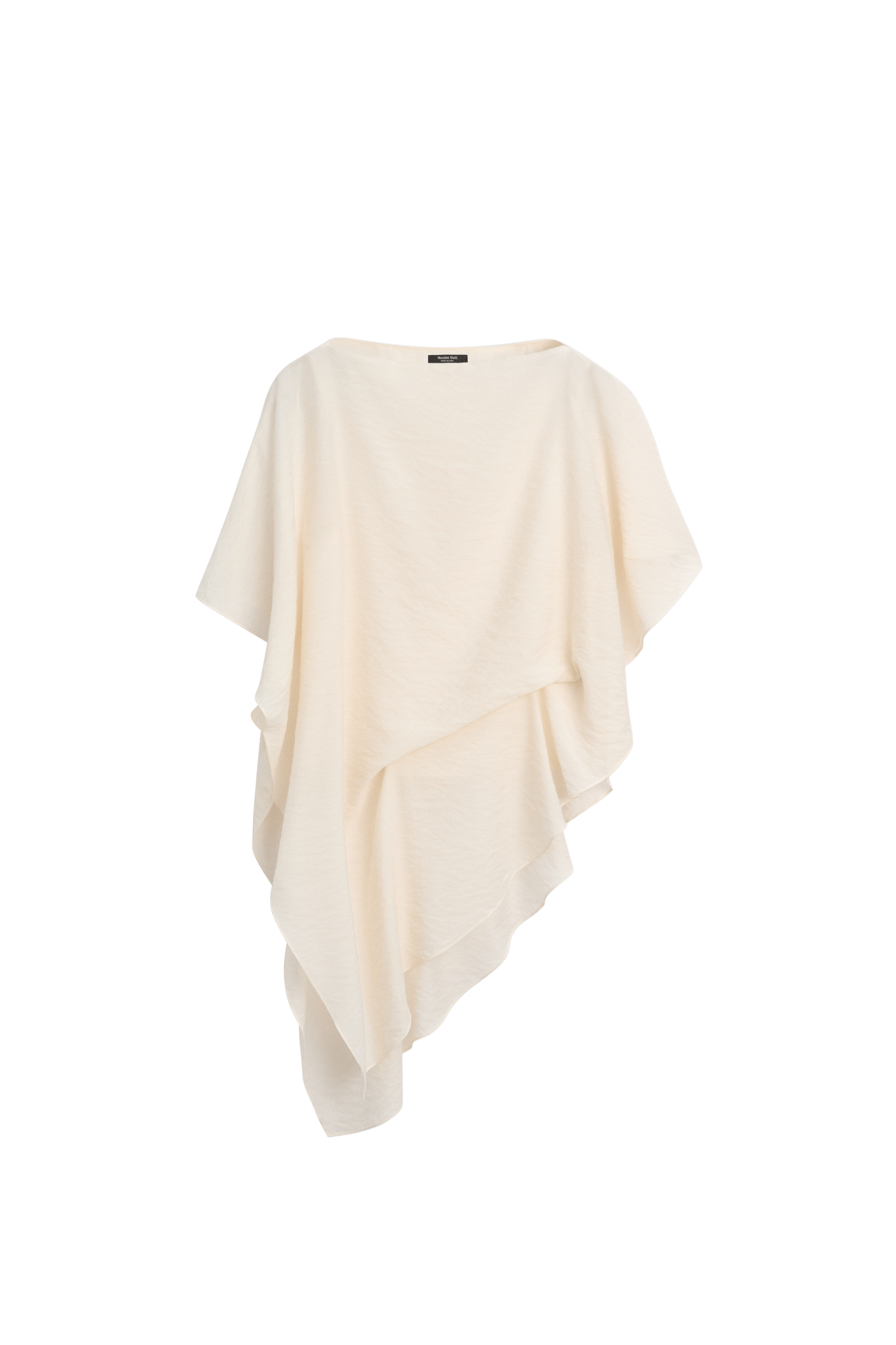 Massimo Dutti Asimetrik dökümlü pelerin bluz görsel 6