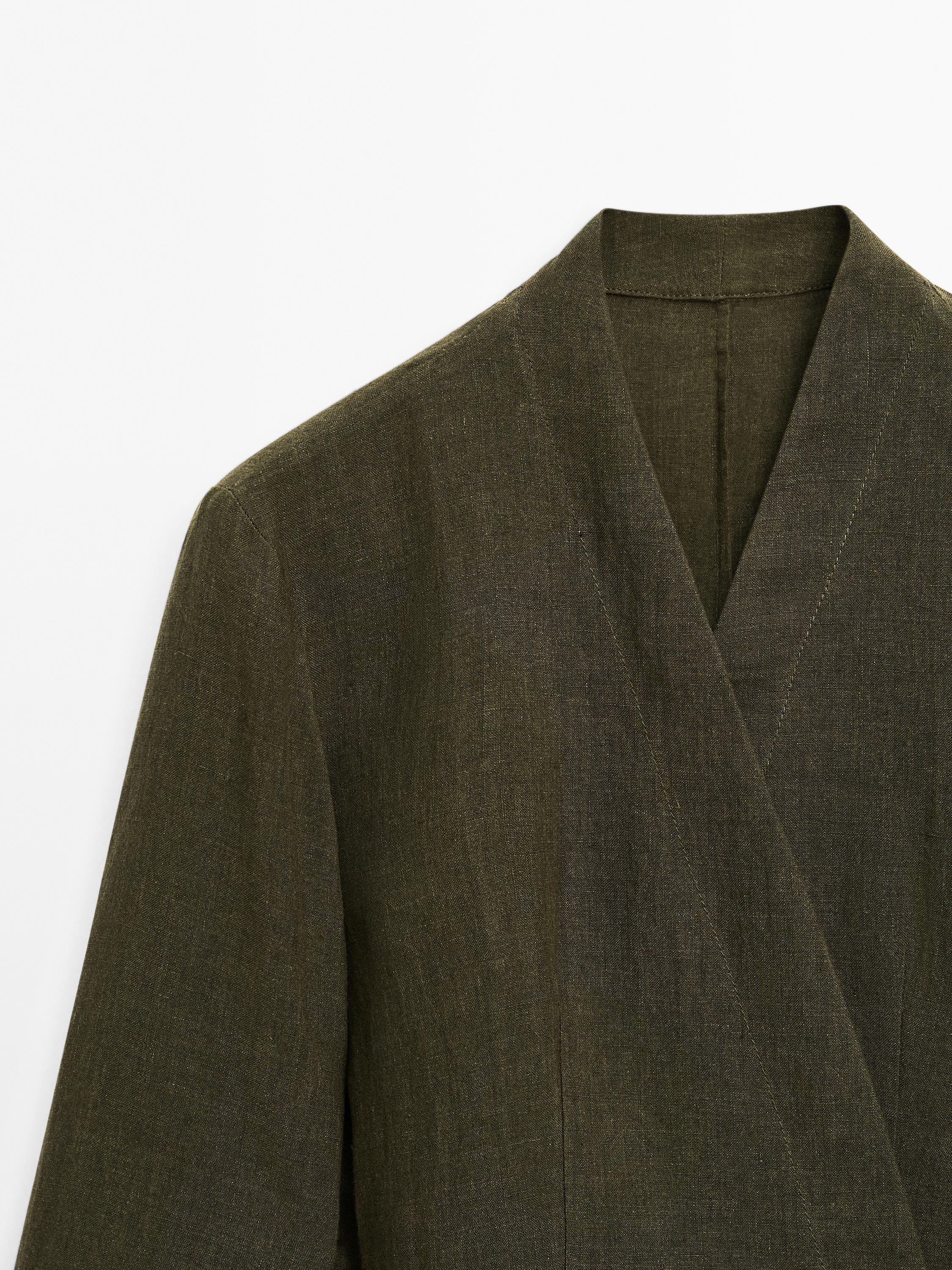 100% linen kimono