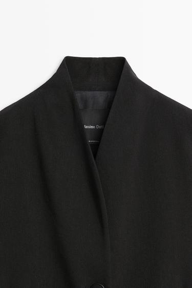 High-neck vest — BLACK 4