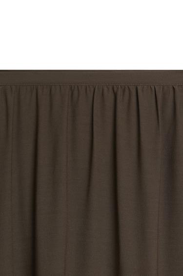 Flowy asymmetric midi skirt - LIMITED EDITION — MOLE BROWN 6
