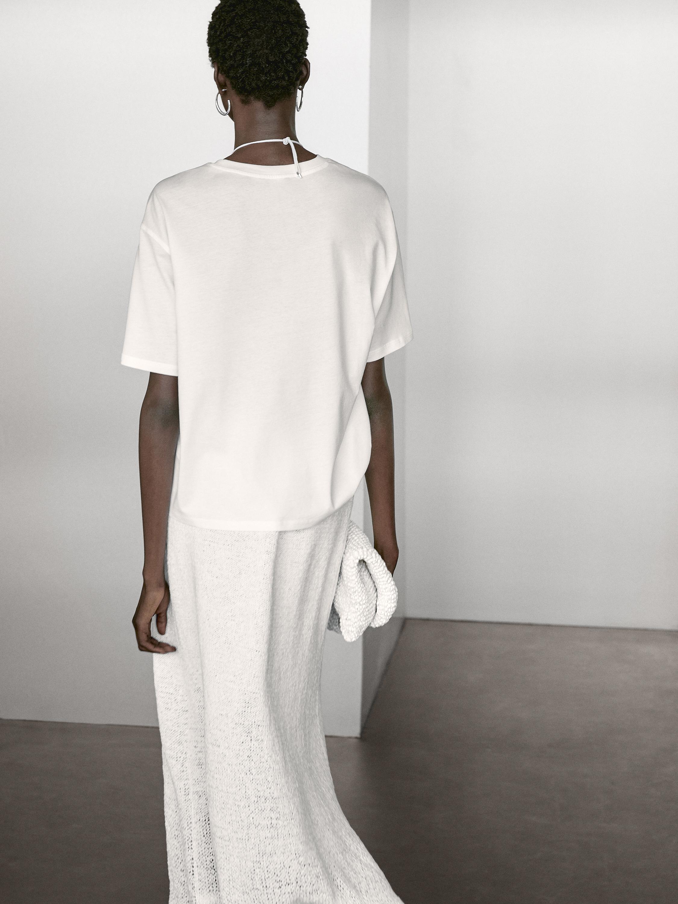 Oversize t-shirt with seam detail