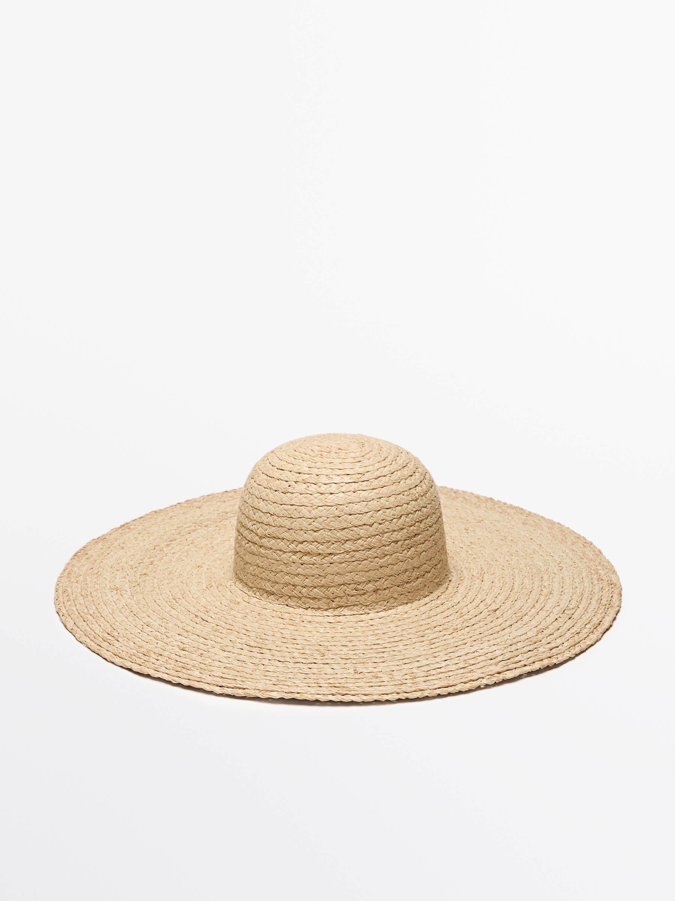 Raffia floppy hat