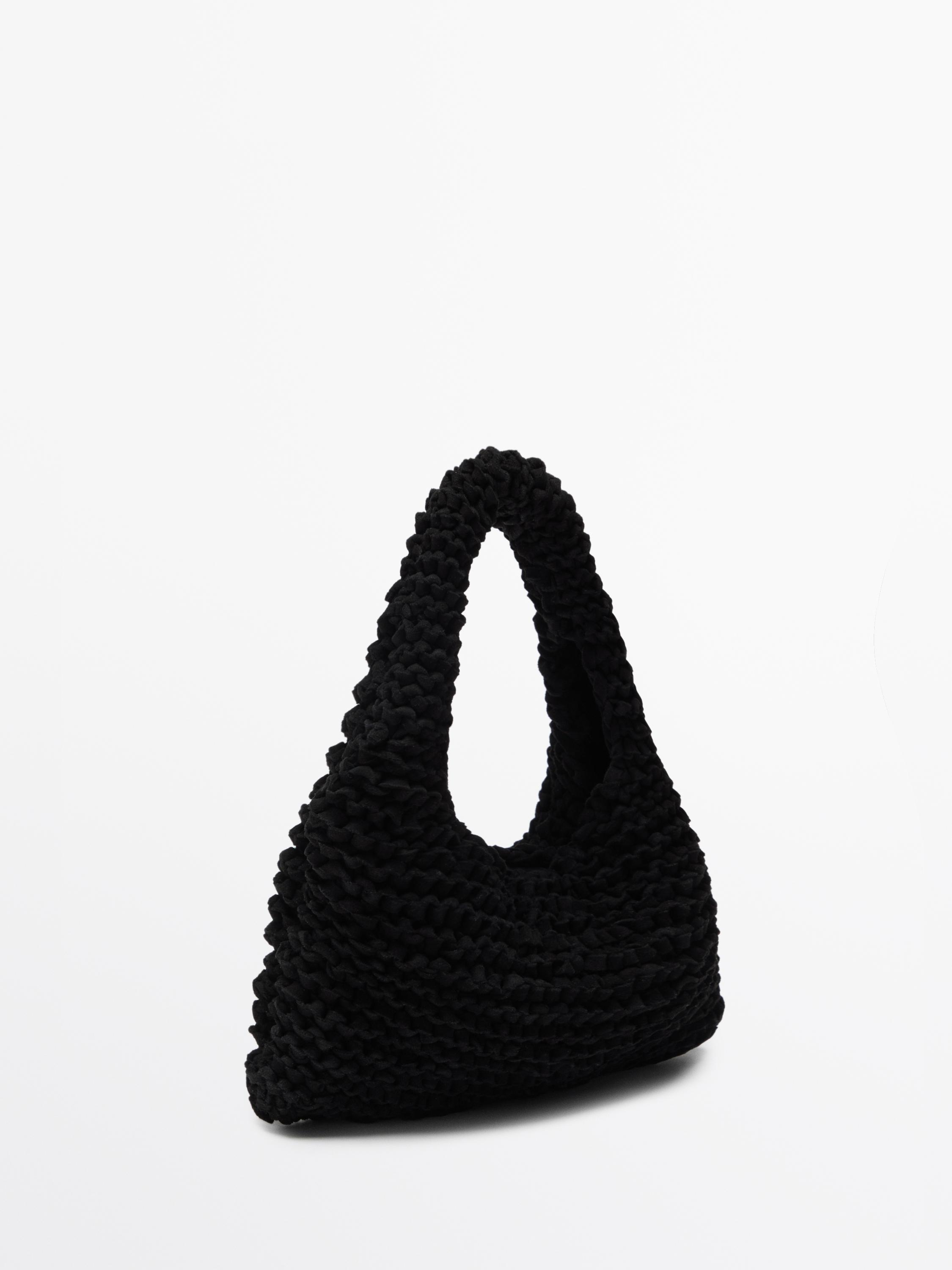 Mini split suede crochet bag - Limited Edition