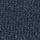 Denim-effect crew neck knit sweater — NAVY BLUE