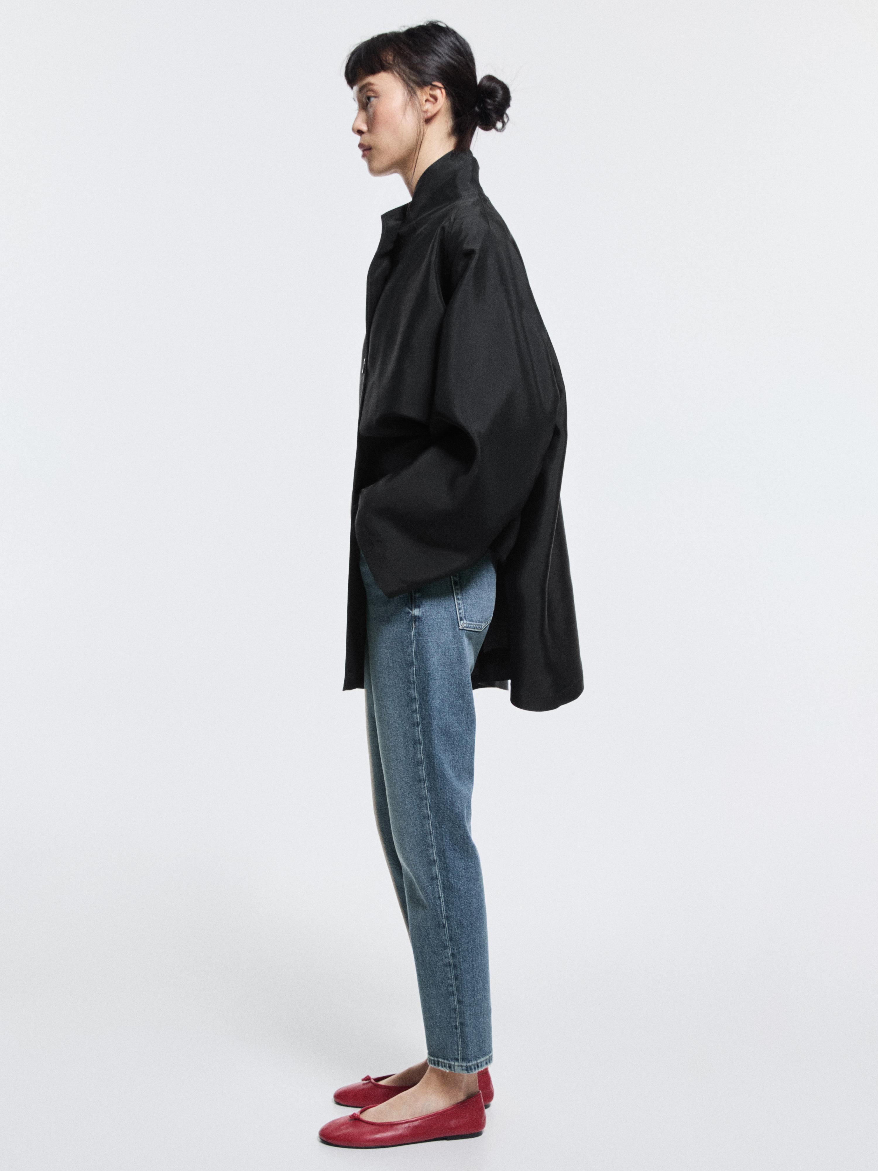 Mid-rise cropped slim fit jeans — MEDIUM BLUE