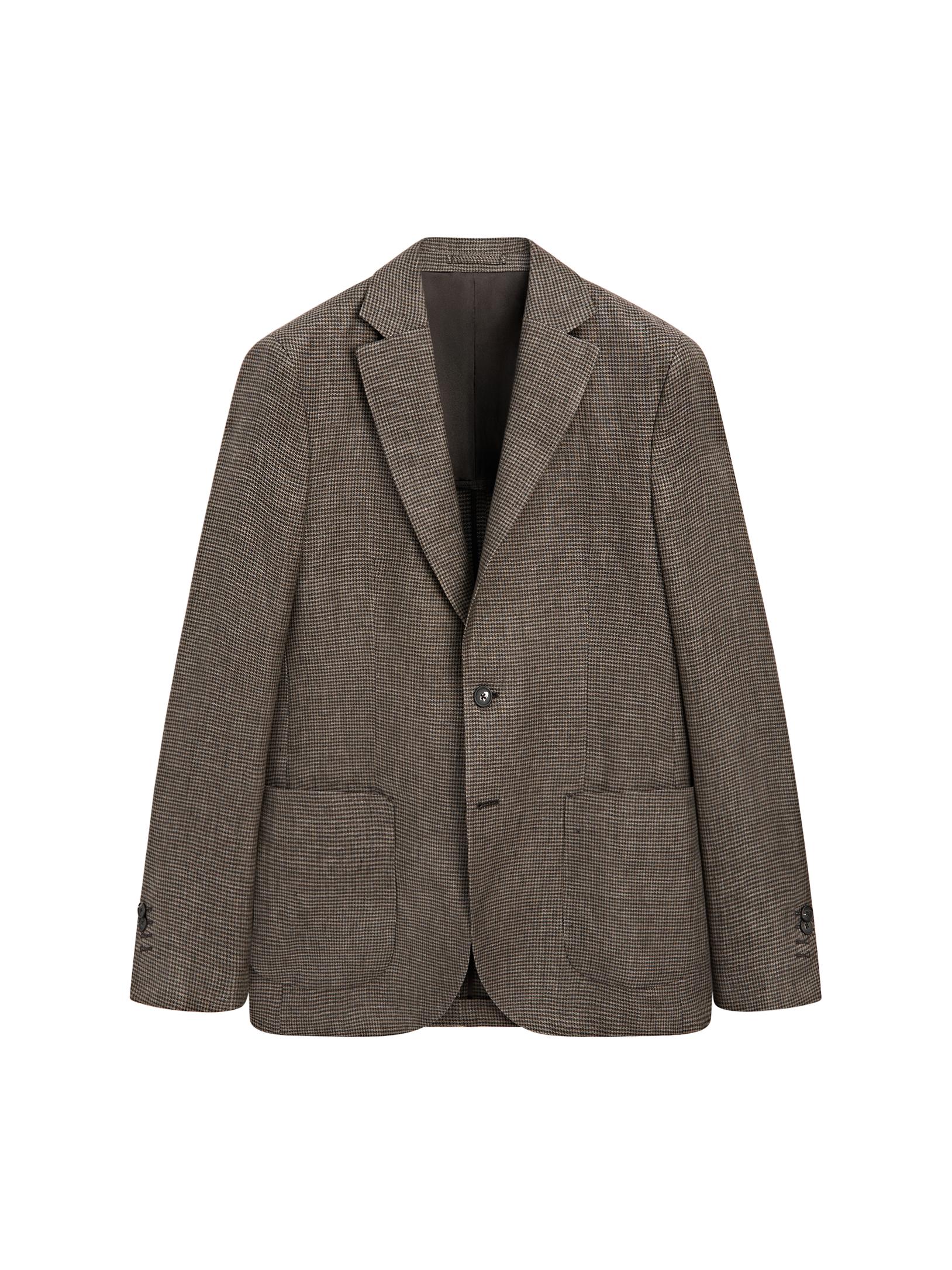 100% linen blazer with pocket details — OCHRE