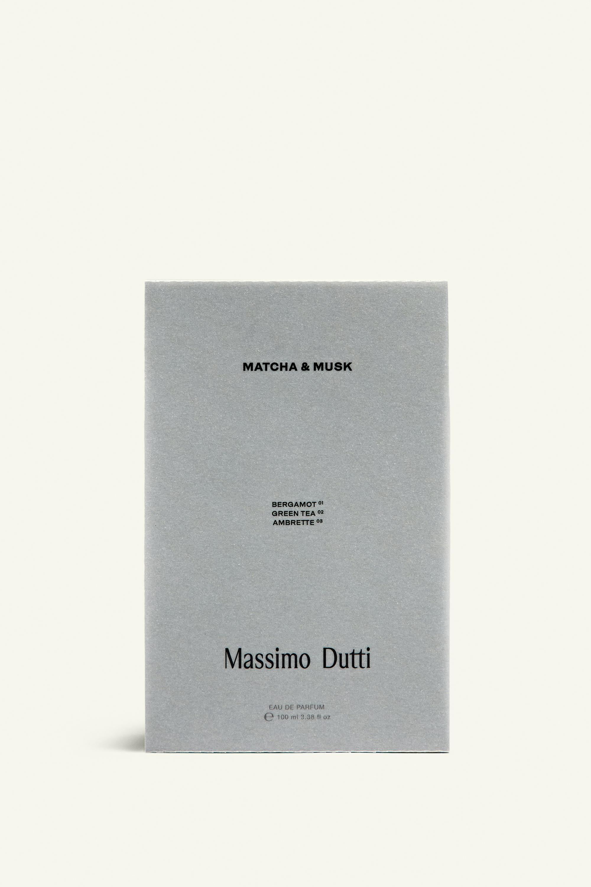 (100ML) MASSIMO DUTTI MATCHA & MUSK EAU DE PARFUM — PALE GREEN