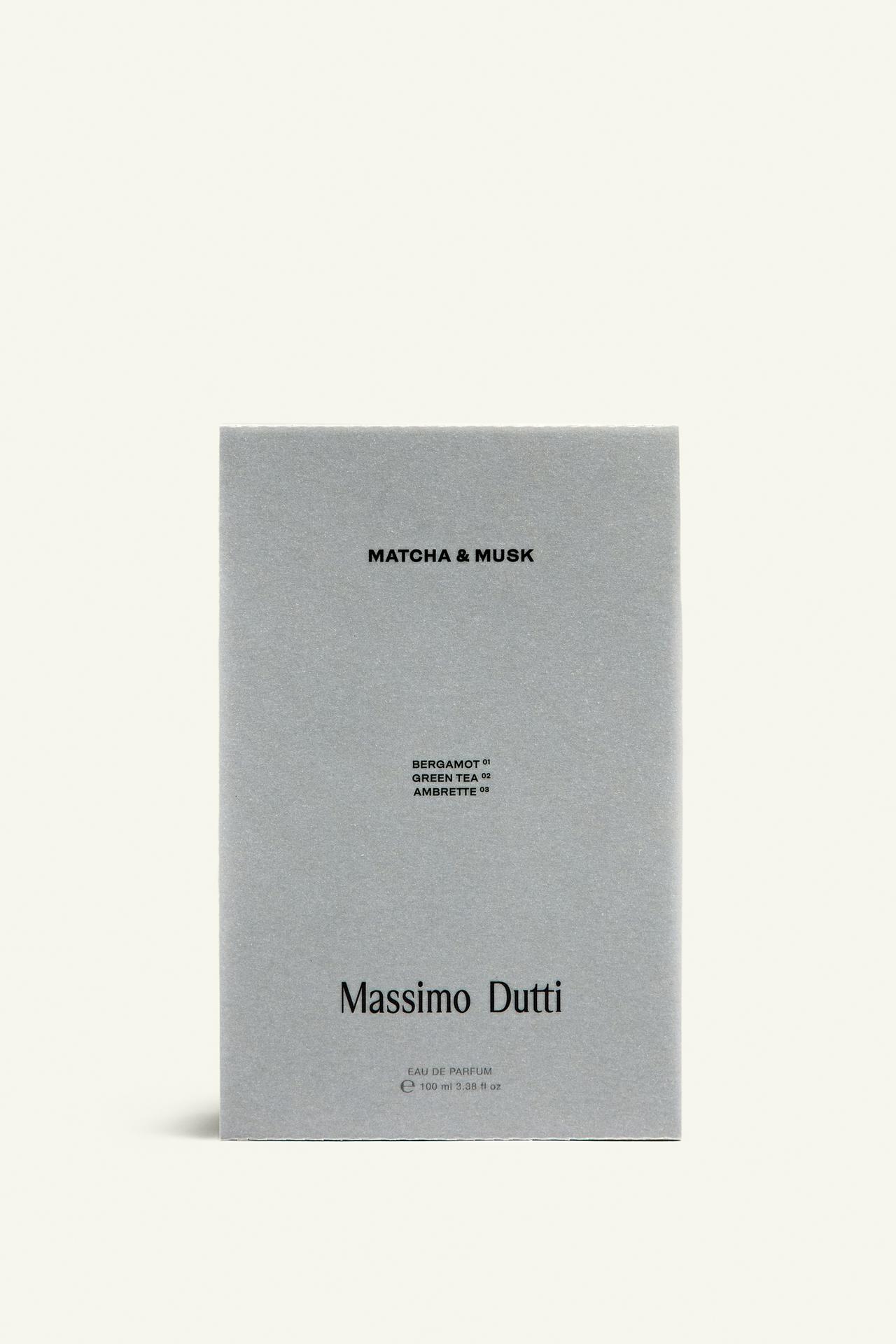 (100ML) MASSIMO DUTTI MATCHA & MUSK EAU DE PARFUM — PALE GREEN