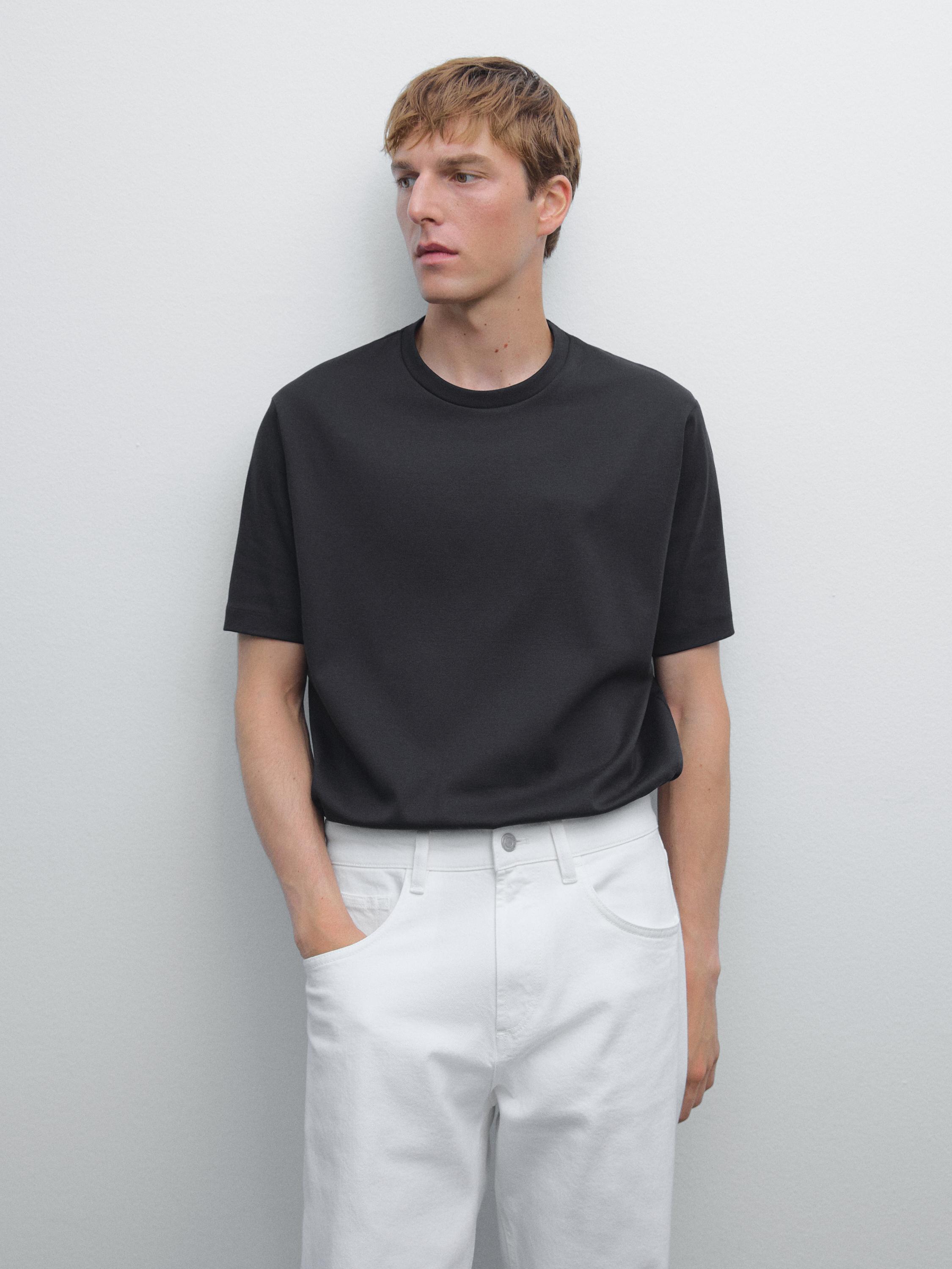 100% mercerised cotton T-shirt