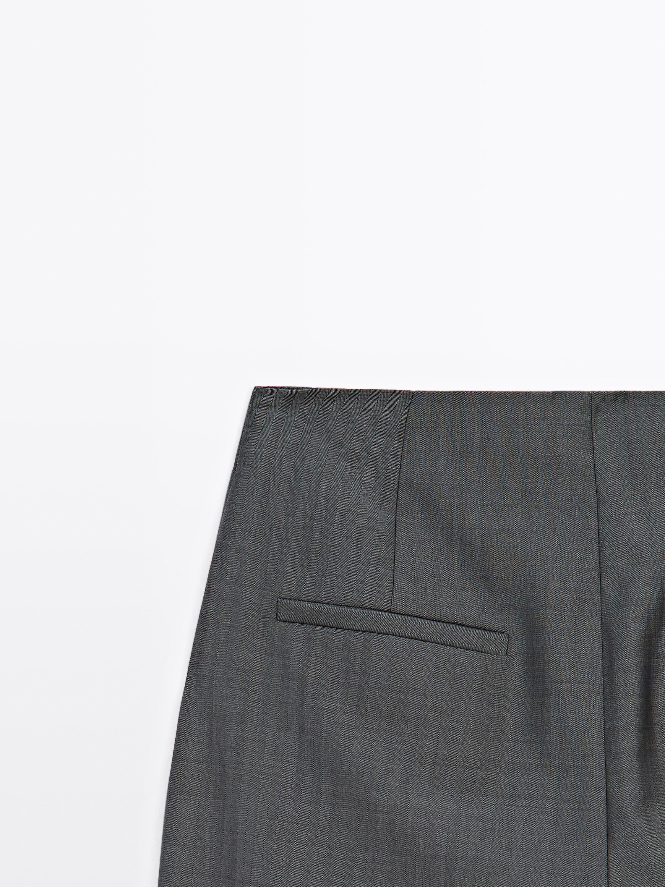 Pantalón de pinzas 100% lana - STUDIO