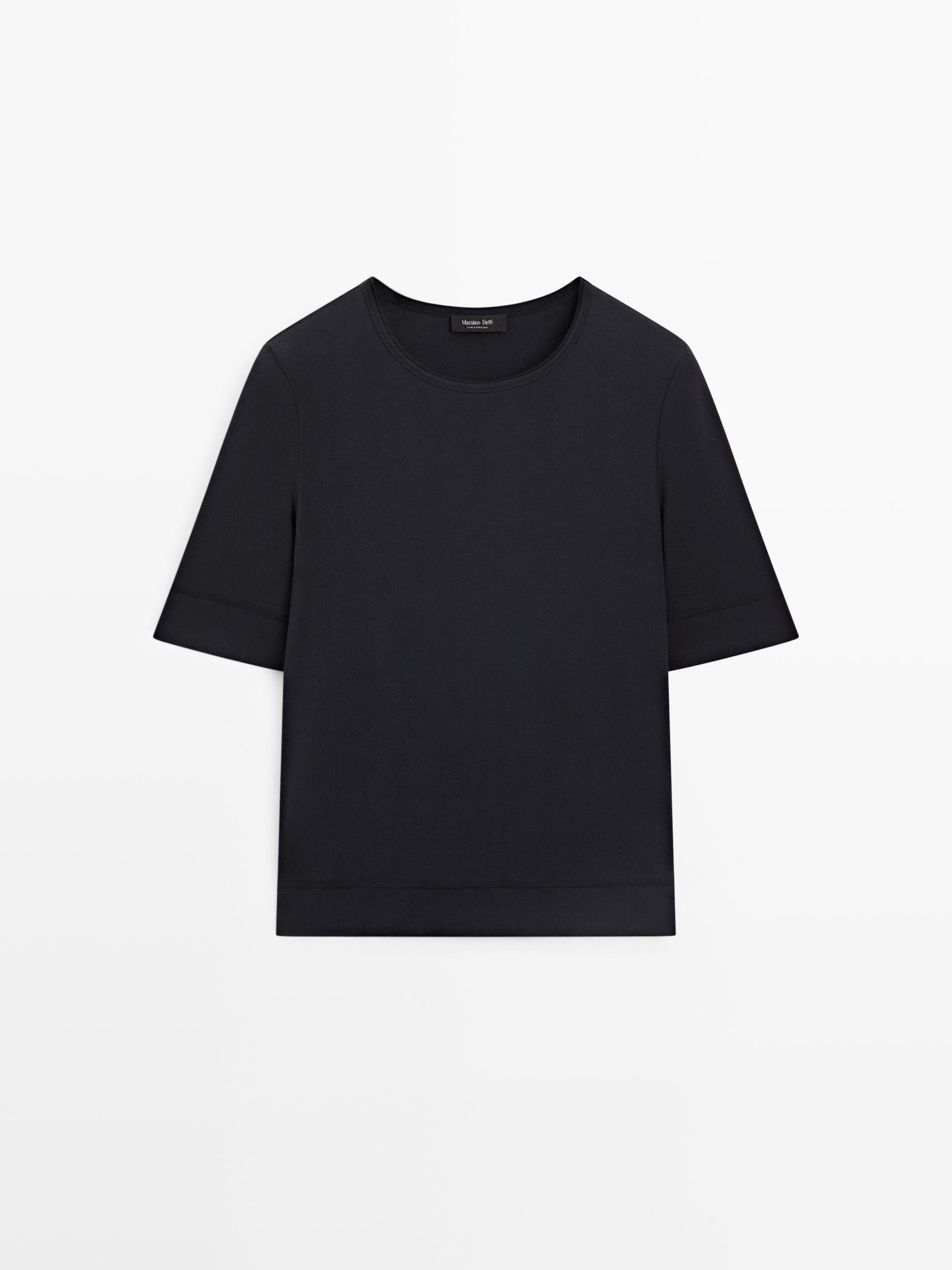 Cotton blend T-shirt