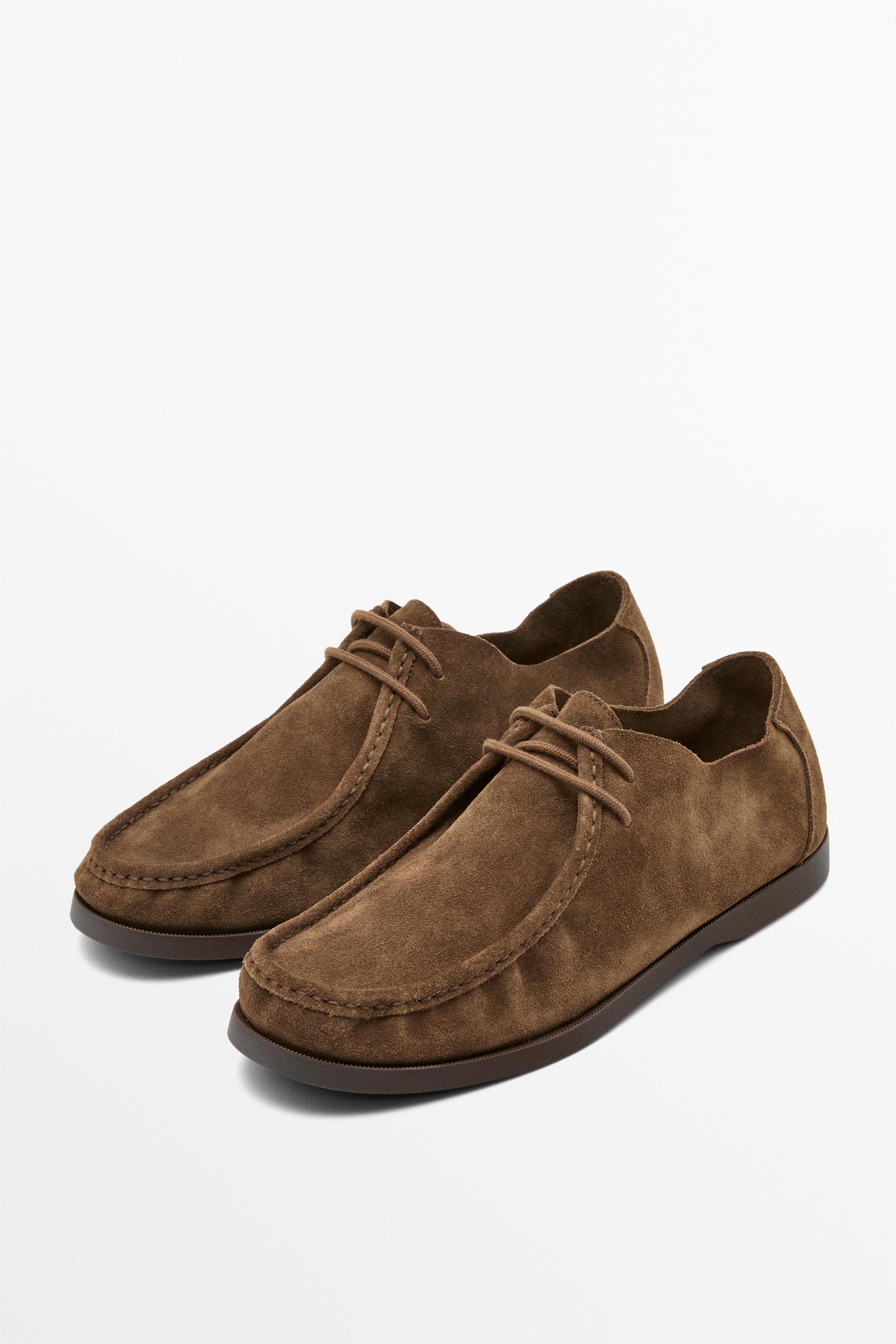 Soft leather boot-style shoes — OCHRE