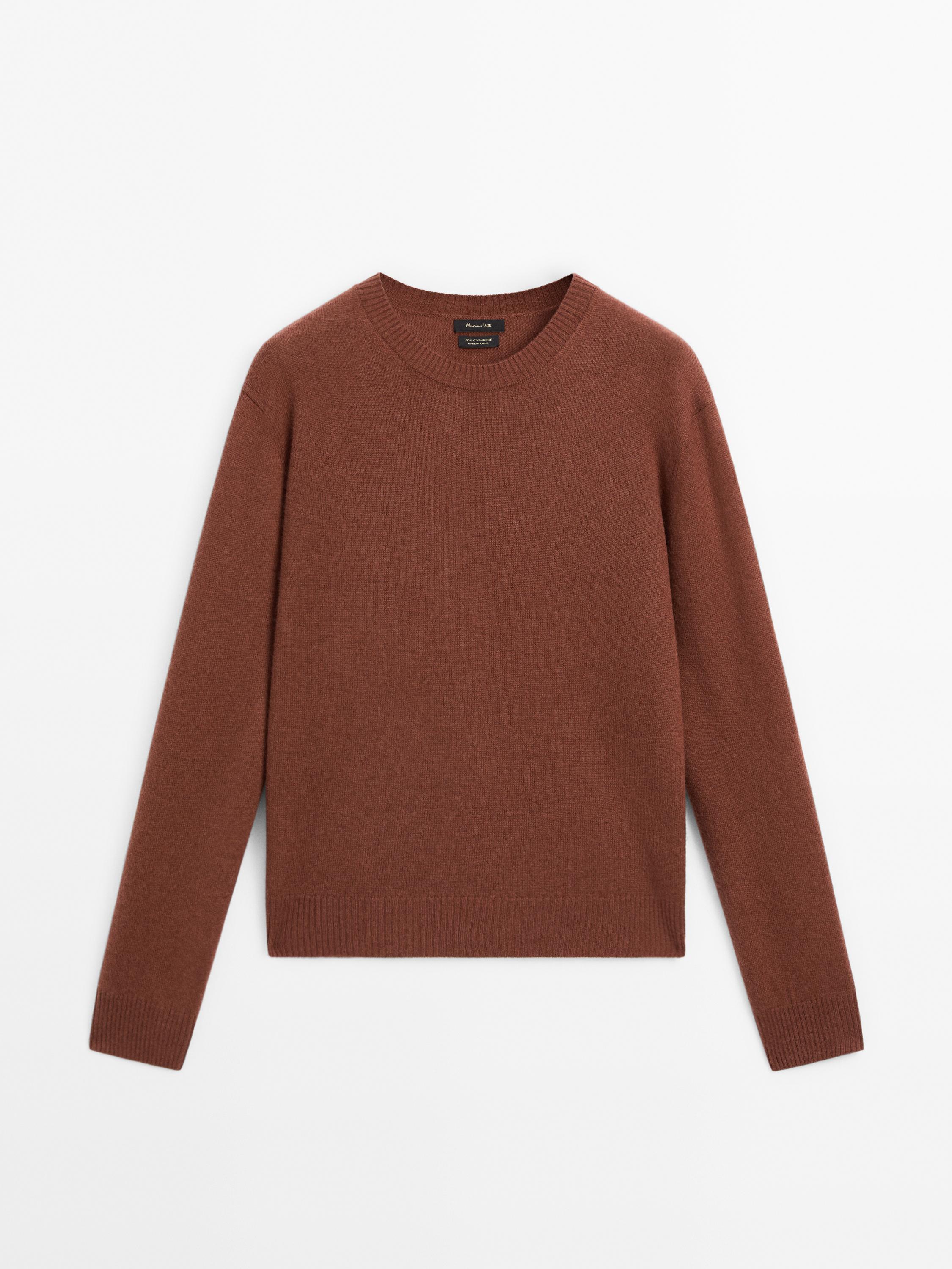 100% cashmere knit sweater