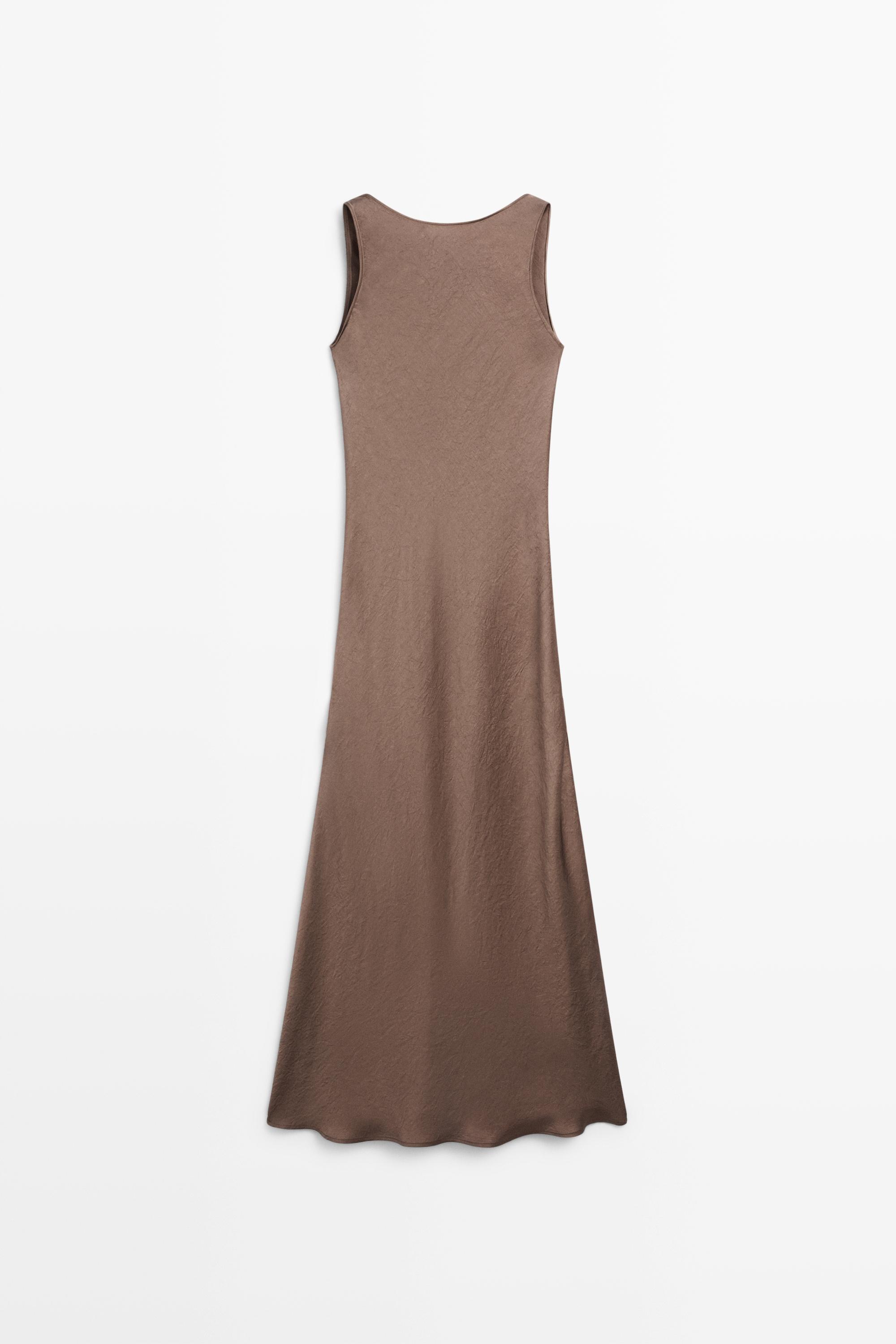 Vestit llarg fluid setí