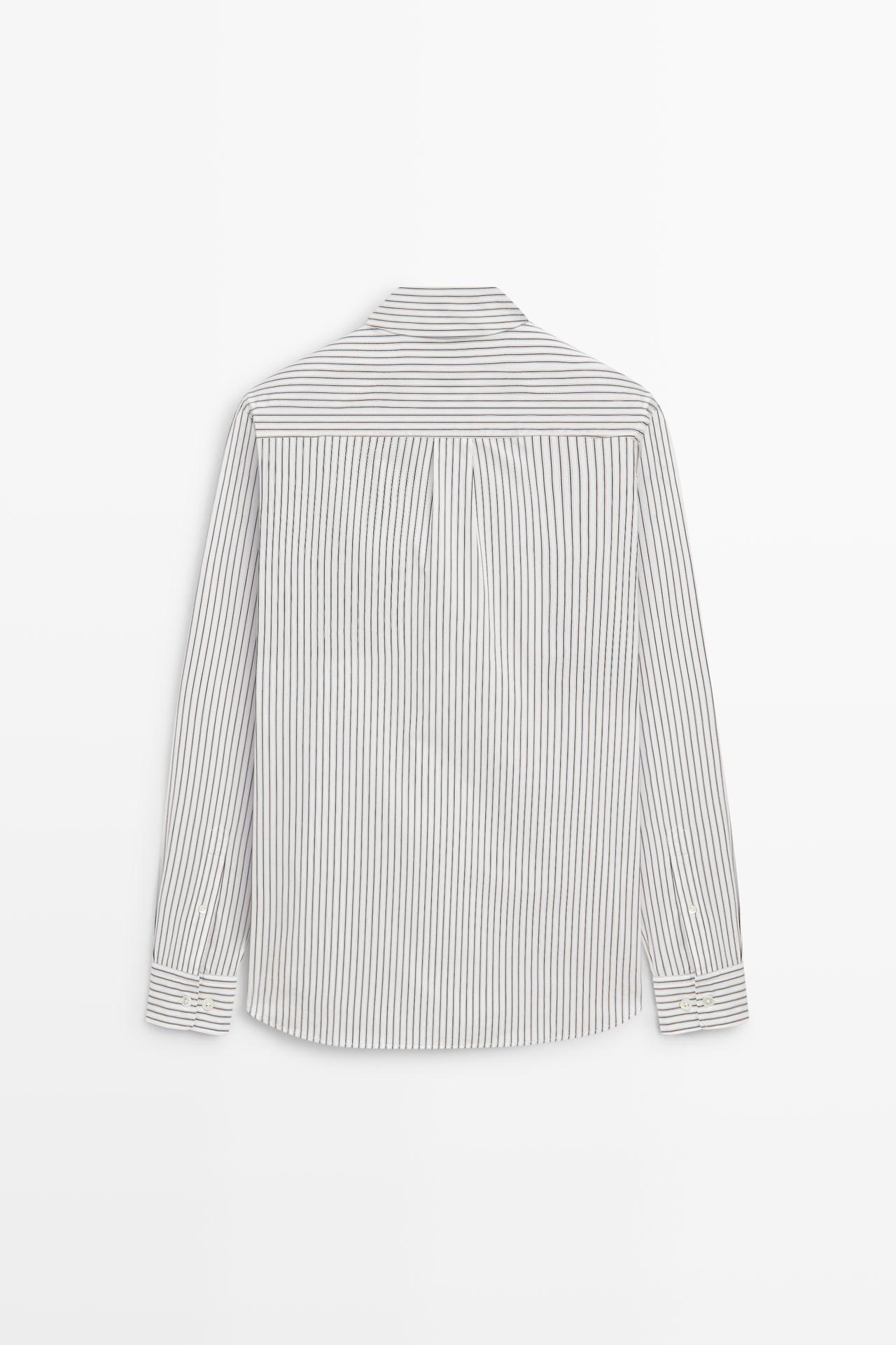 100% Cotton Regular Fit Shirt — BROWN