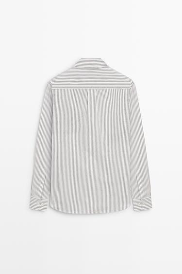 100% Cotton Regular Fit Shirt — BROWN 6