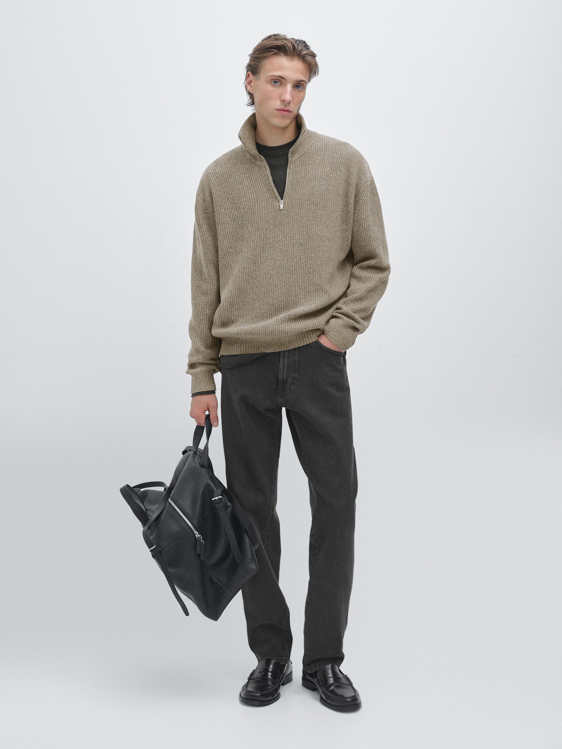 Jeans Slim Fit - Grigio - 32 (It 48) - Massimo Dutti - Maschile