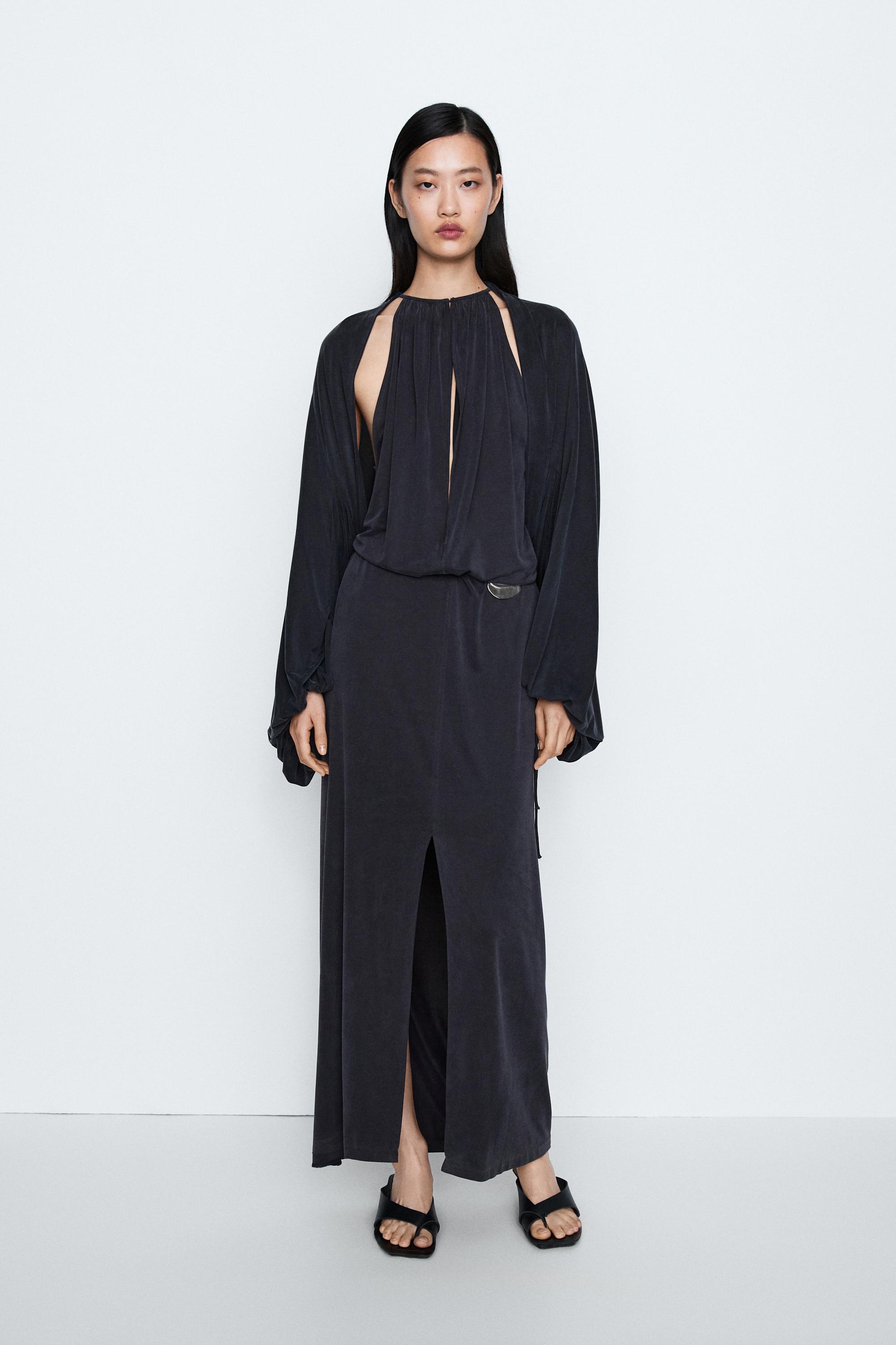 Draped Bolero Top - STUDIO — BLUE