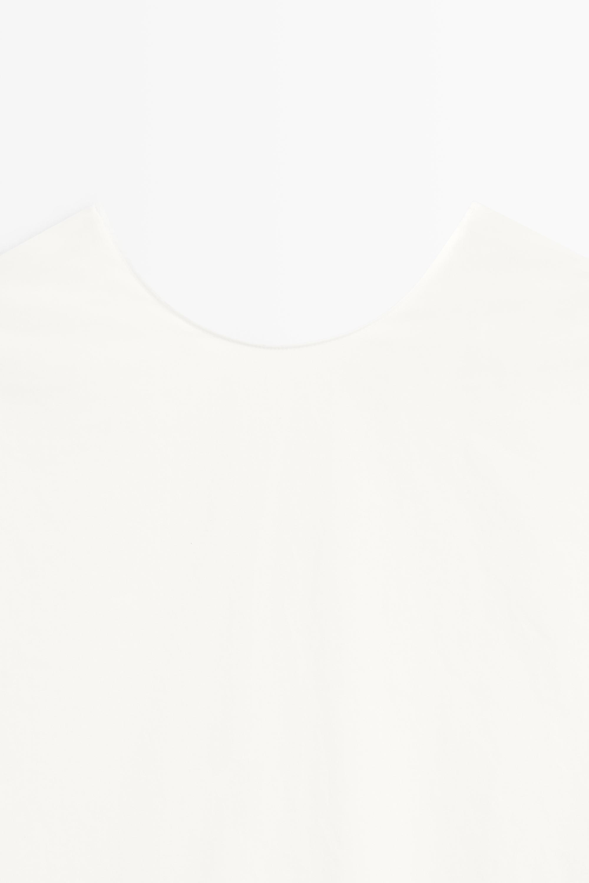 Asymmetric Dress - STUDIO — WHITE