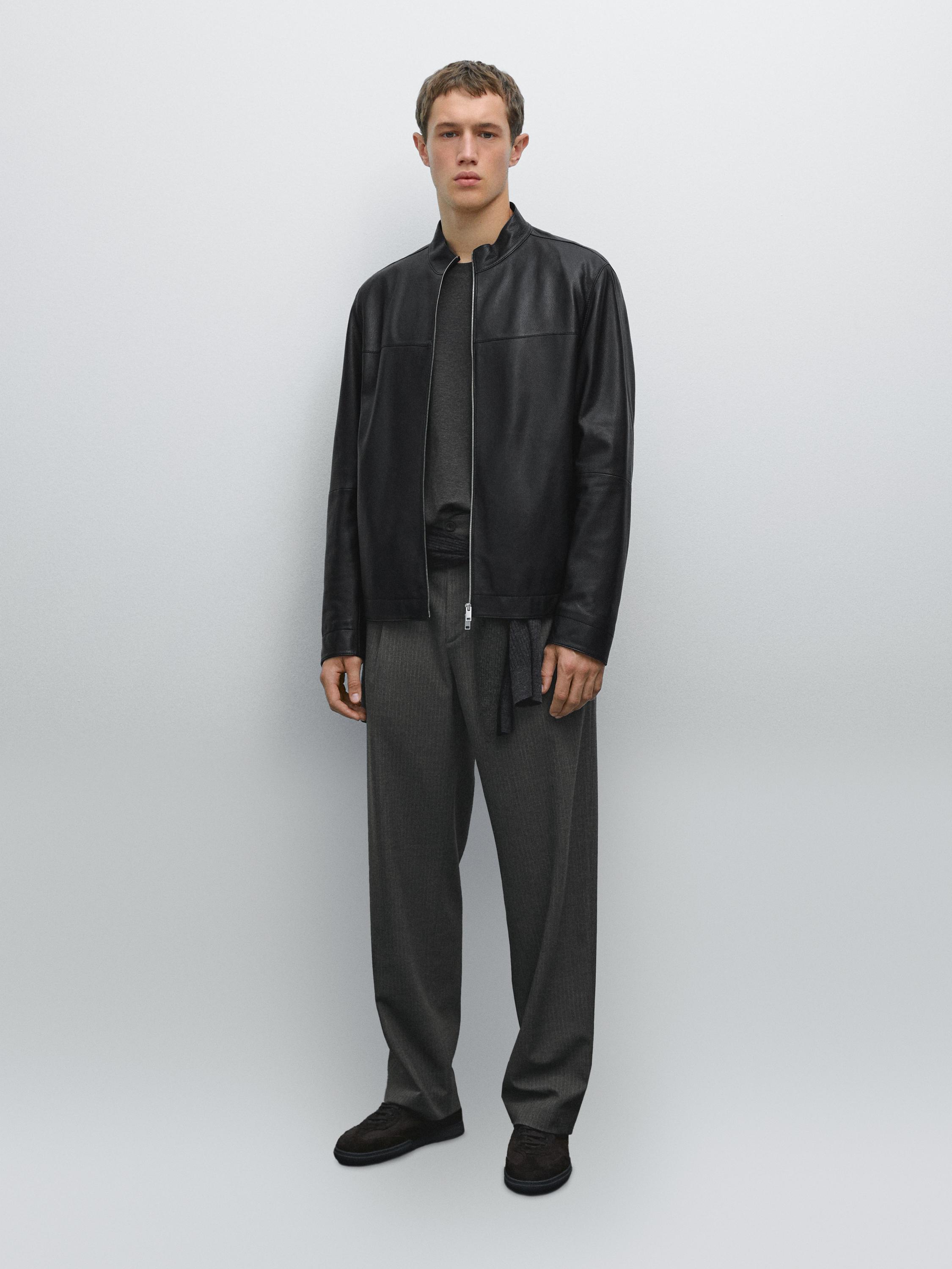 Nappa sheepskin jacket