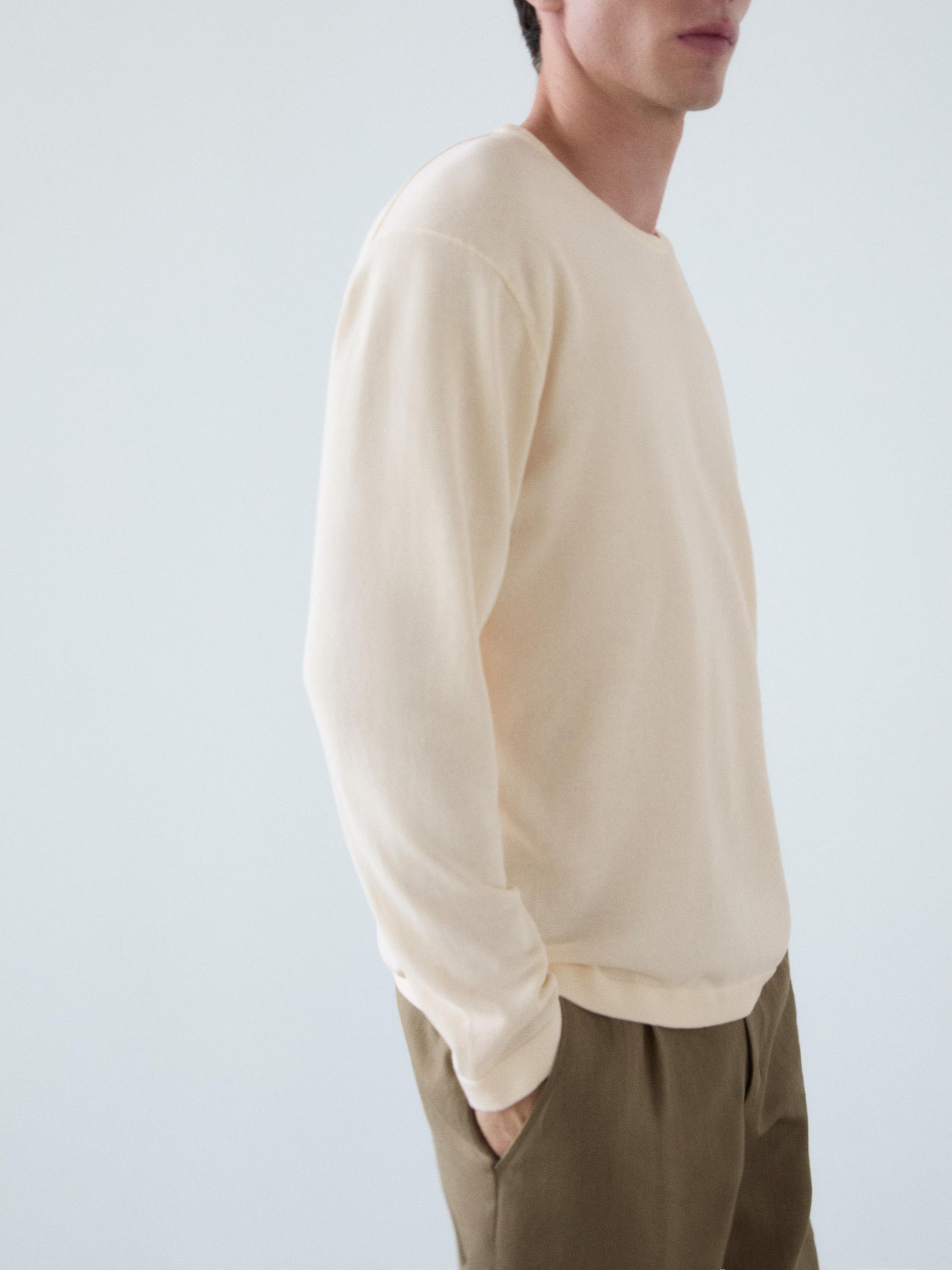 Pull en maille à col rond