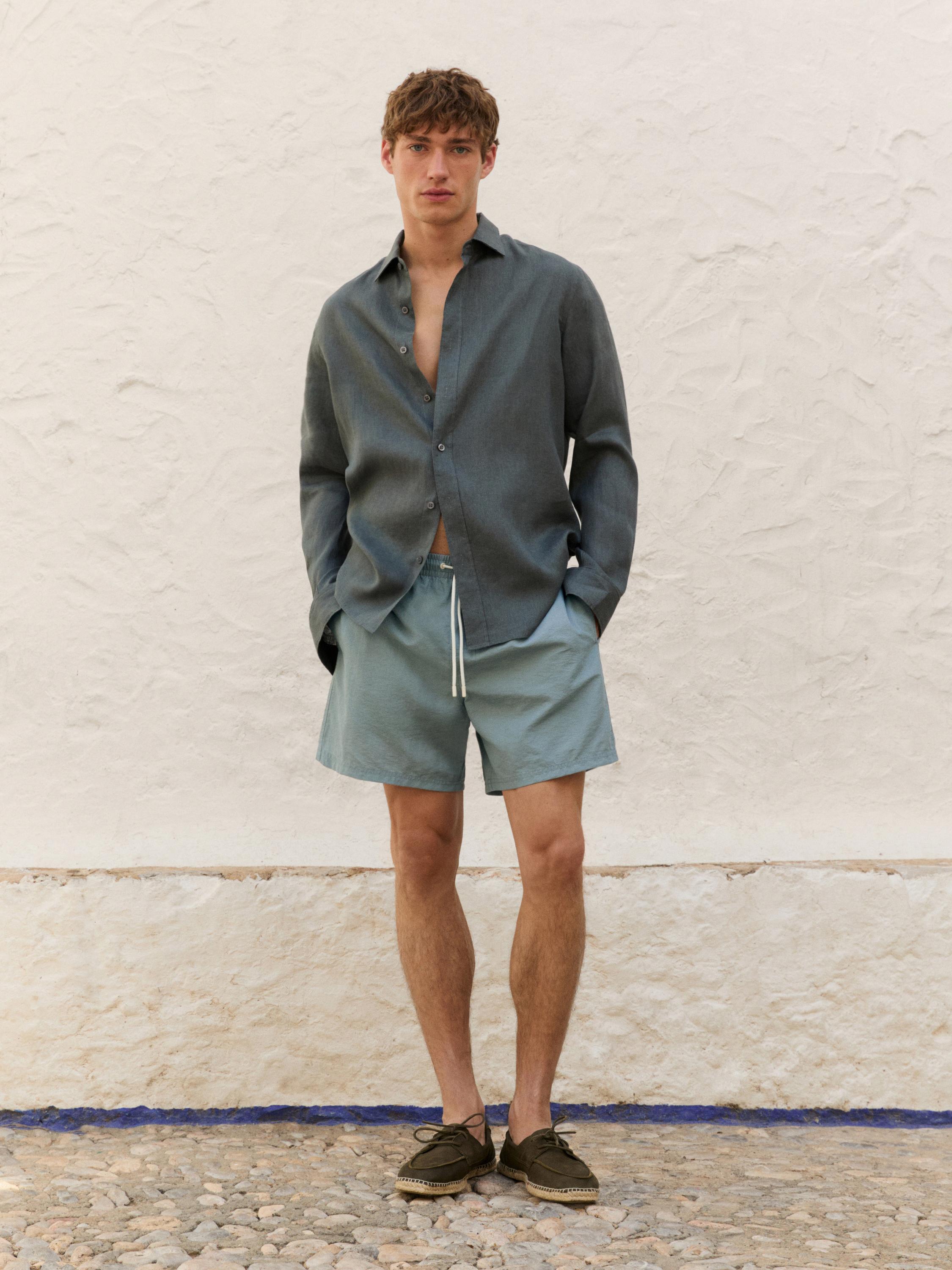 Plain swimming regular fit