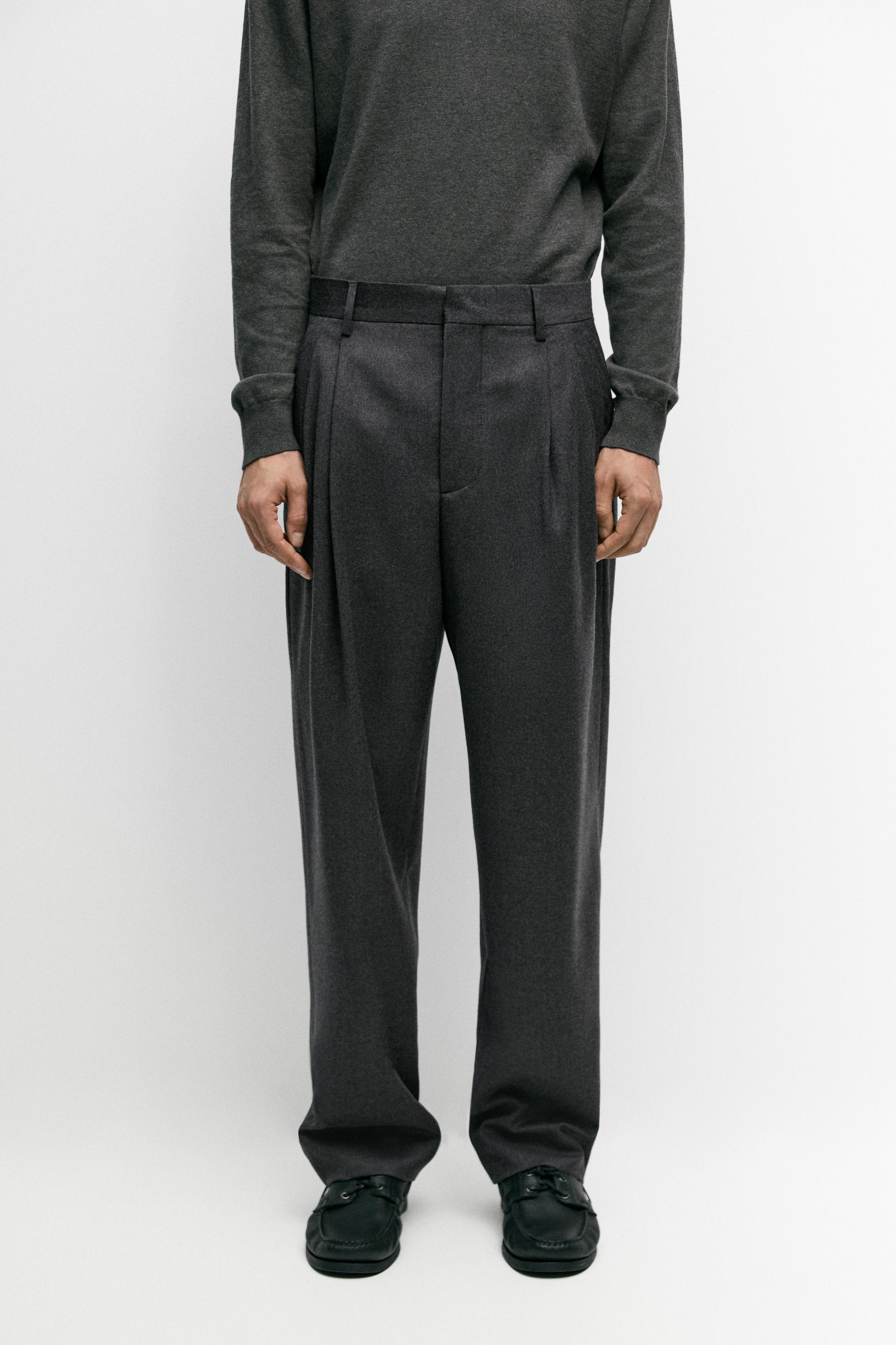 Pantalon tailleur 100 % laine