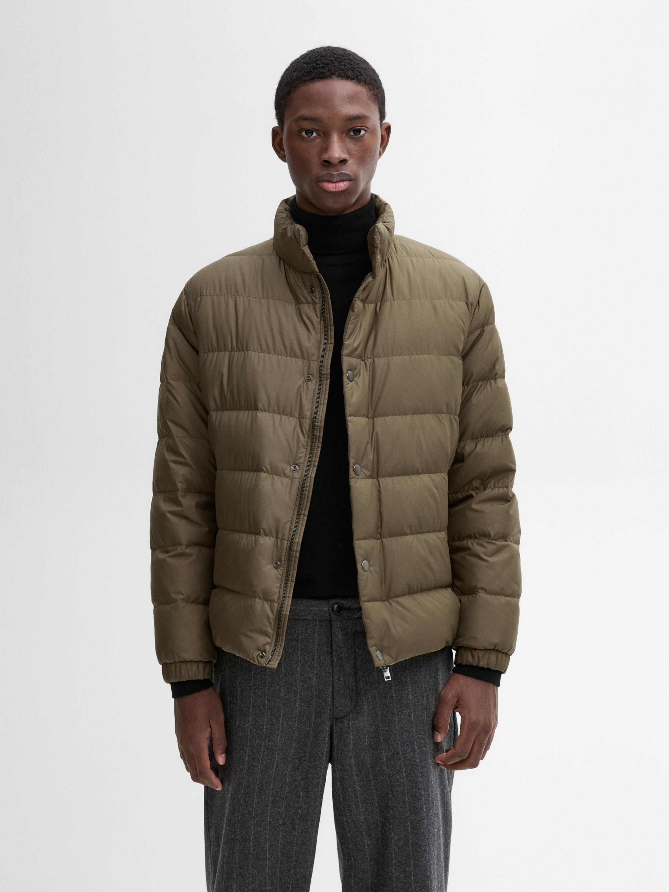 Down shops jacket massimo dutti