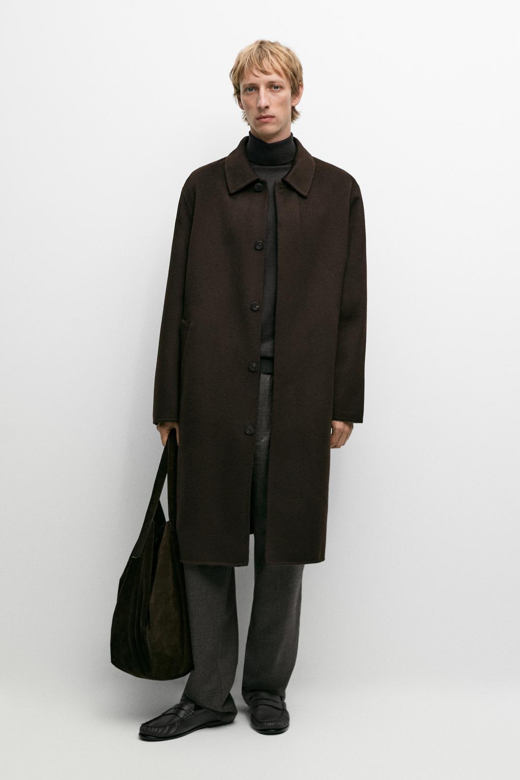 Massimo Dutti 100% ikitərəfli kaşmir palto