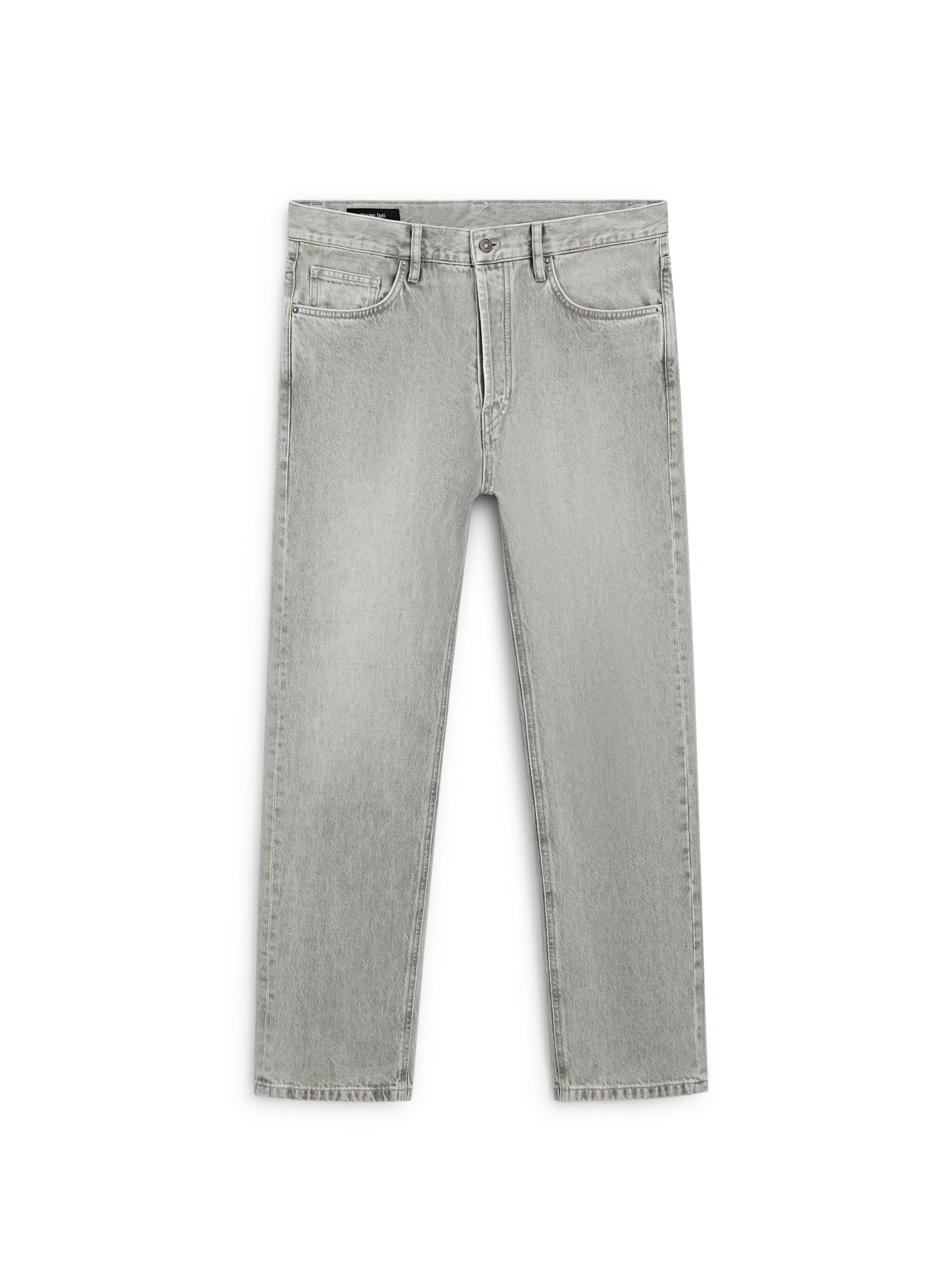 Straight-leg jeans — GREY