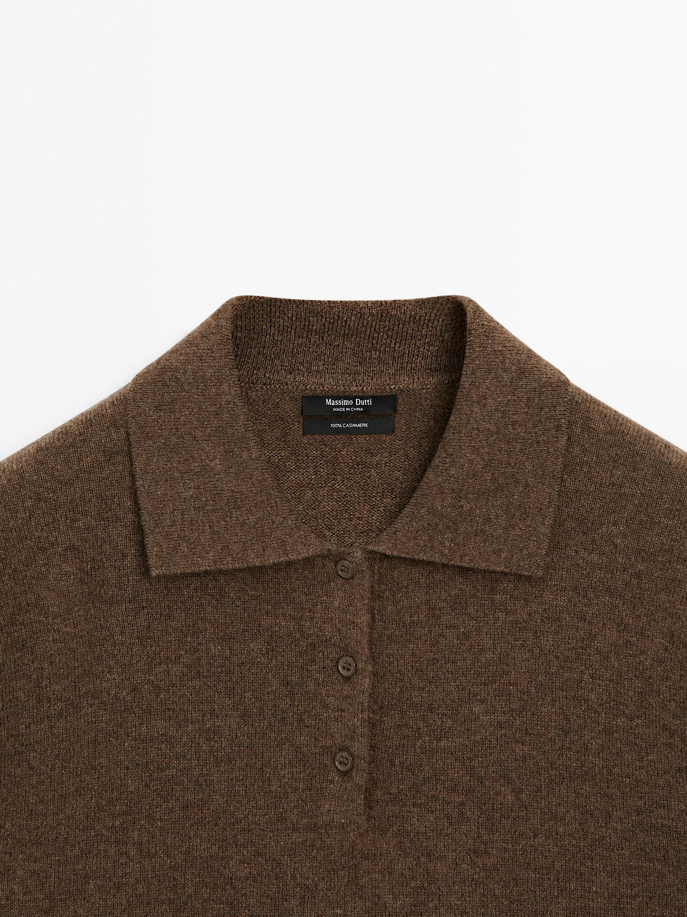 100% cashmere knit short sleeve sweater