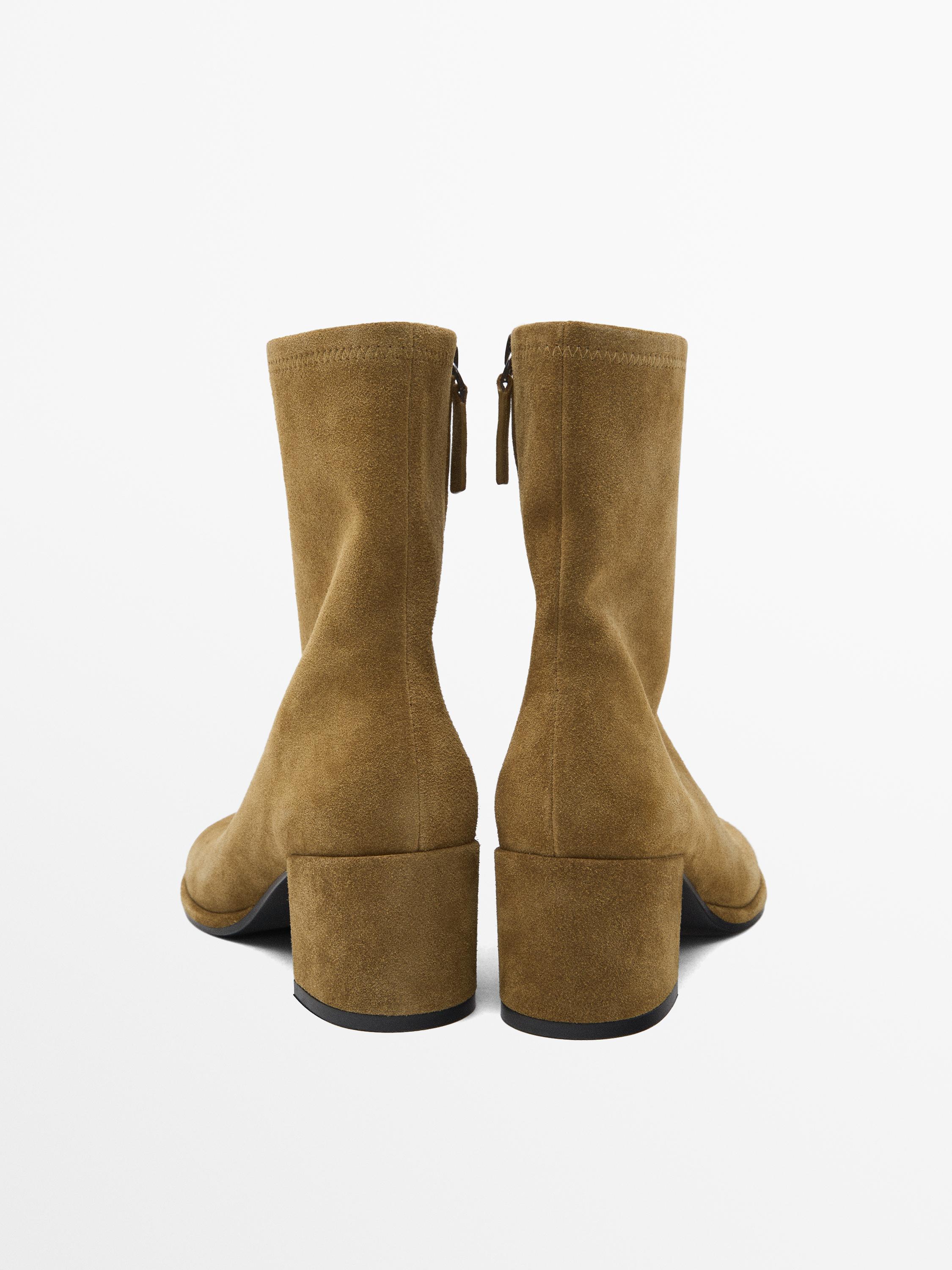 High-heel ankle boots