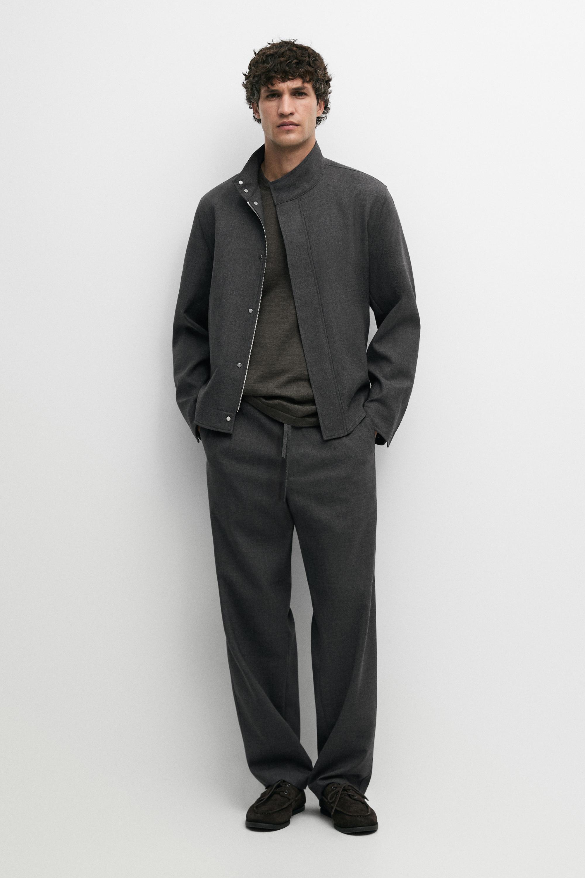 100% wool overshirt — GREY