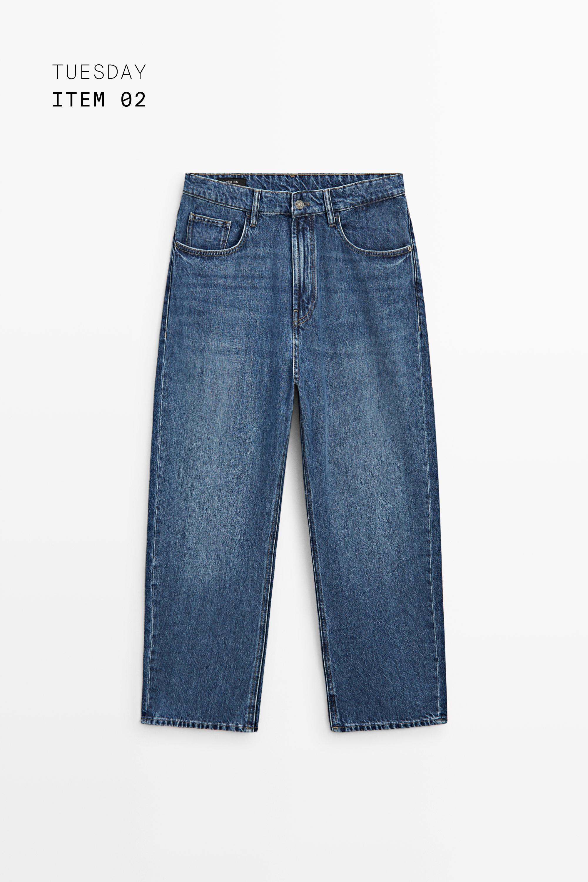 Barrel fit jeans — BLUE