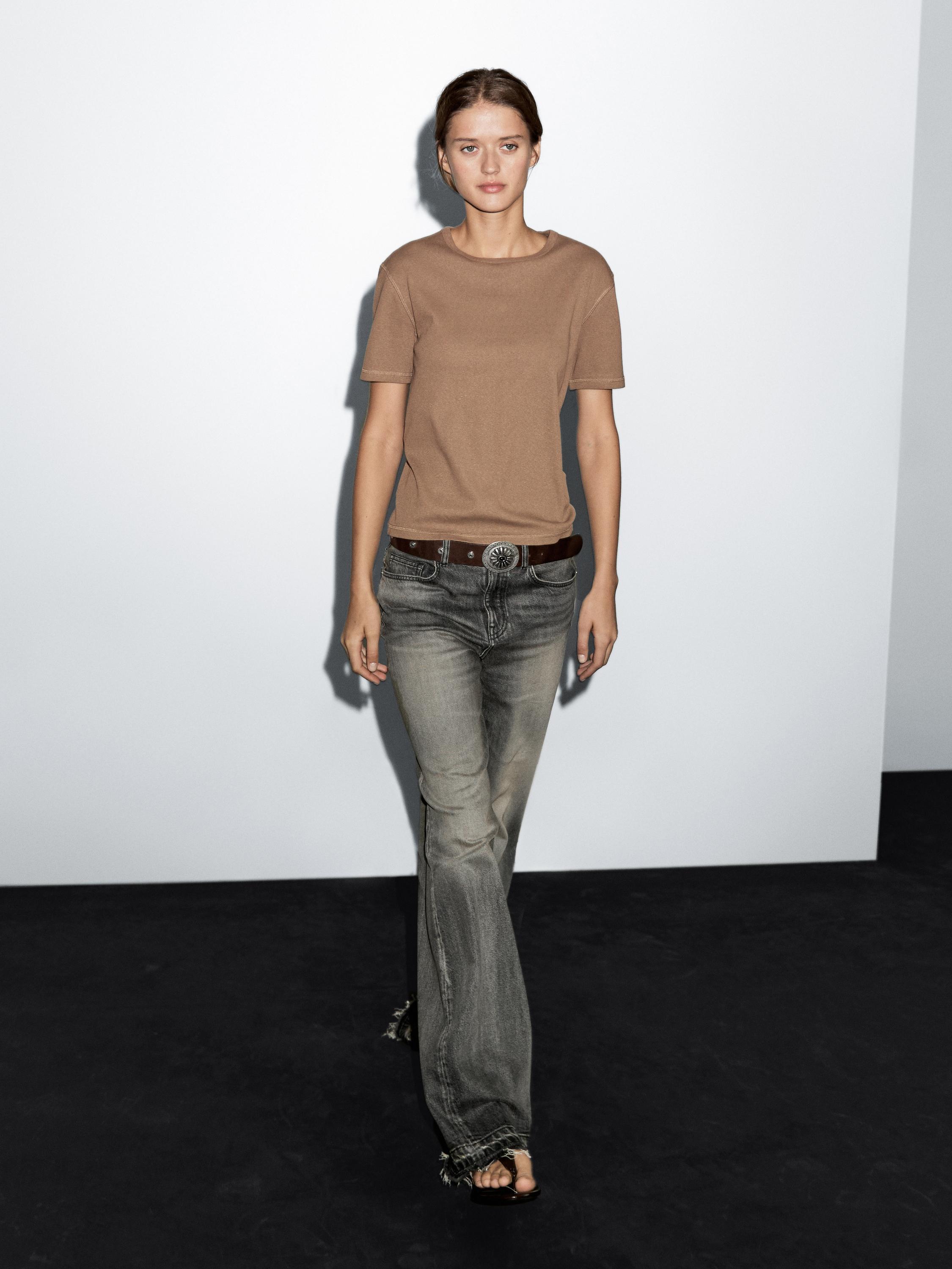 تيشرت قطن 100% باهت