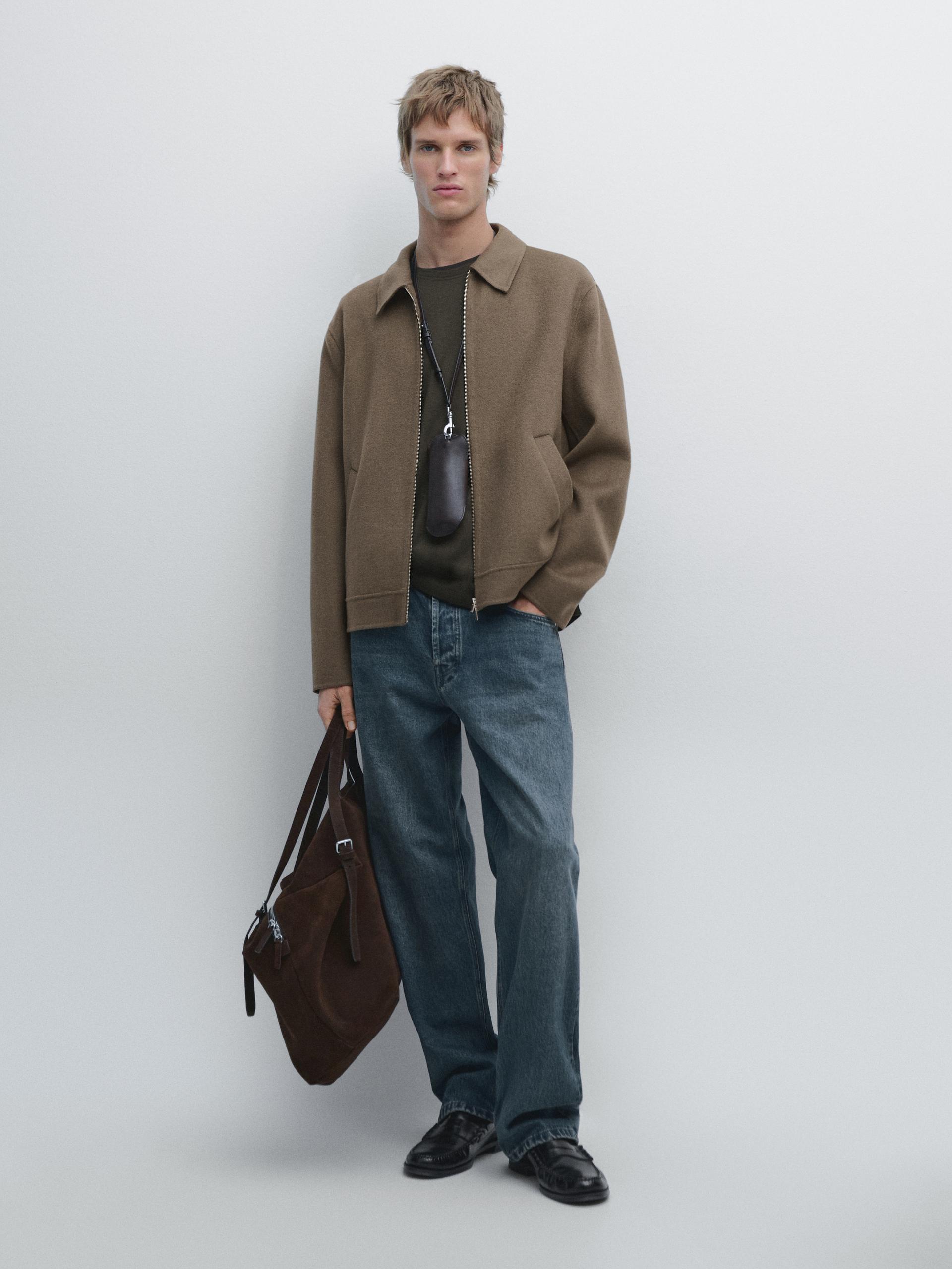 Jean Large - Bleu Moyen - 29 - Massimo Dutti - Homme