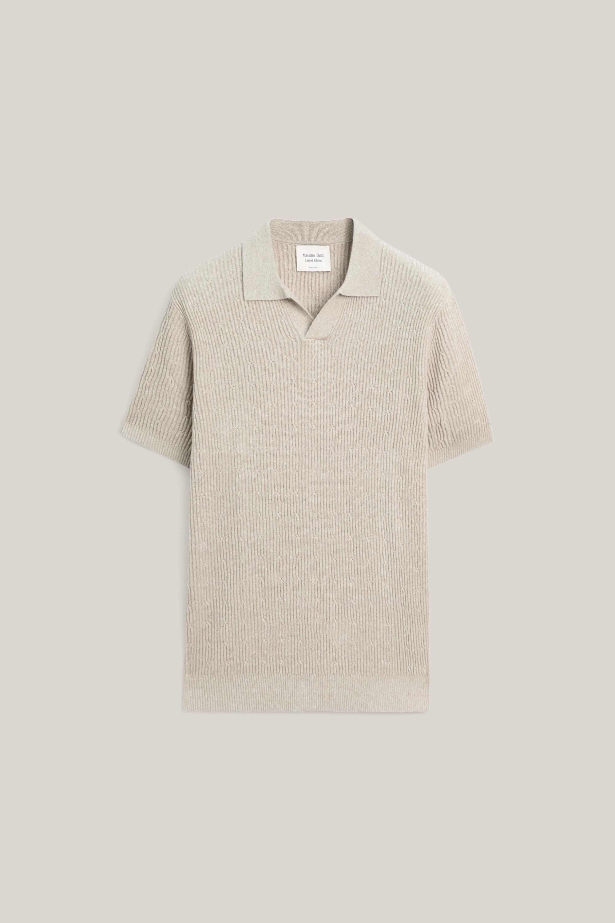 Pull polo en maille tressée - ÉDITION LIMITÉE