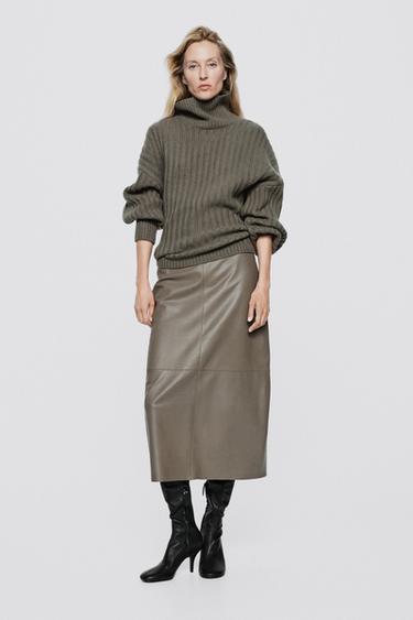 Cashmere wool ribbed knit sweater - LIMITED EDITION — GREY 1