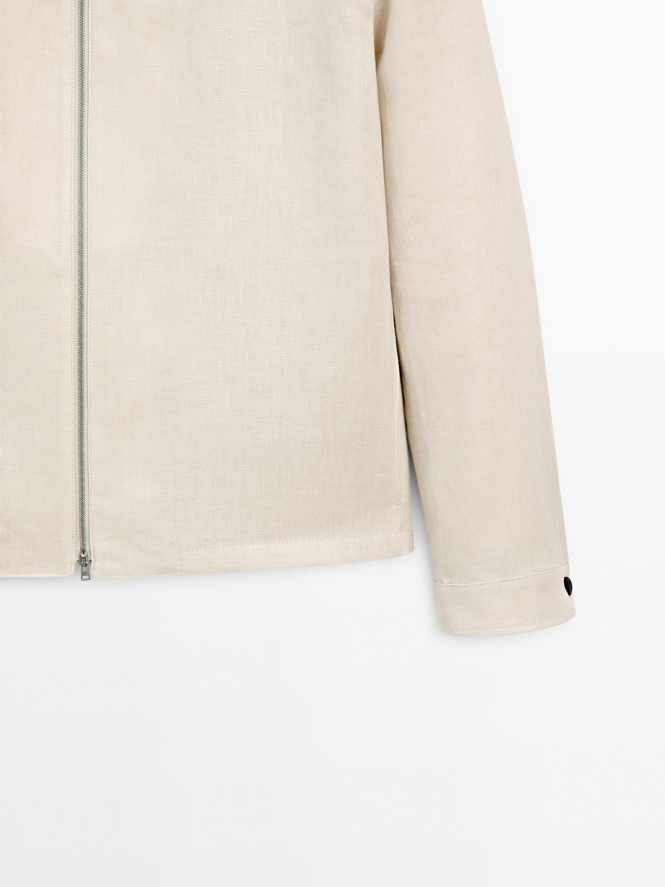 100% linen lightweight jacket
