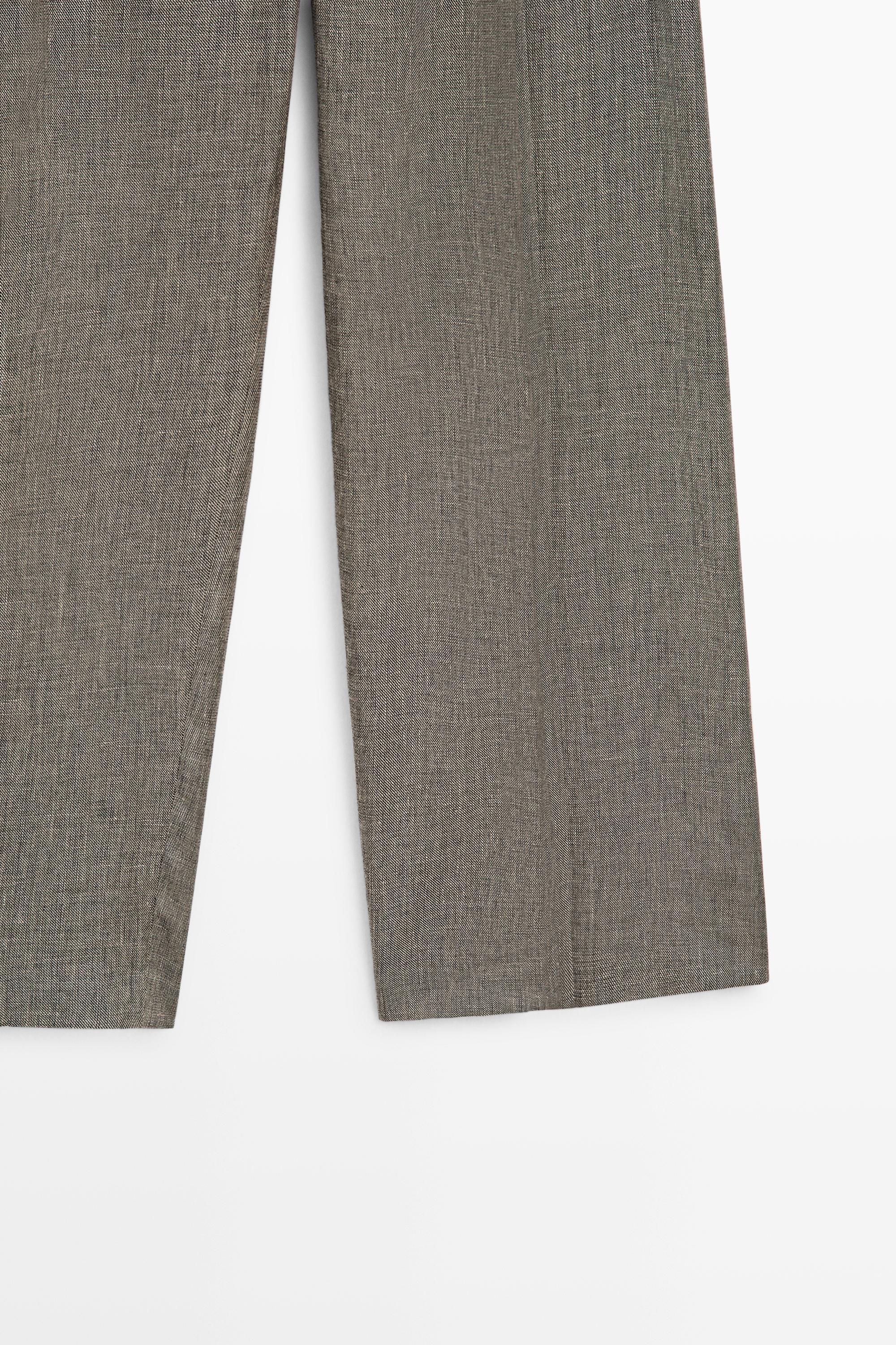 Flecked detail pants - STUDIO — GREENISH