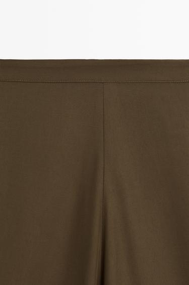 Flowing baggy pants — BROWN MARL 4