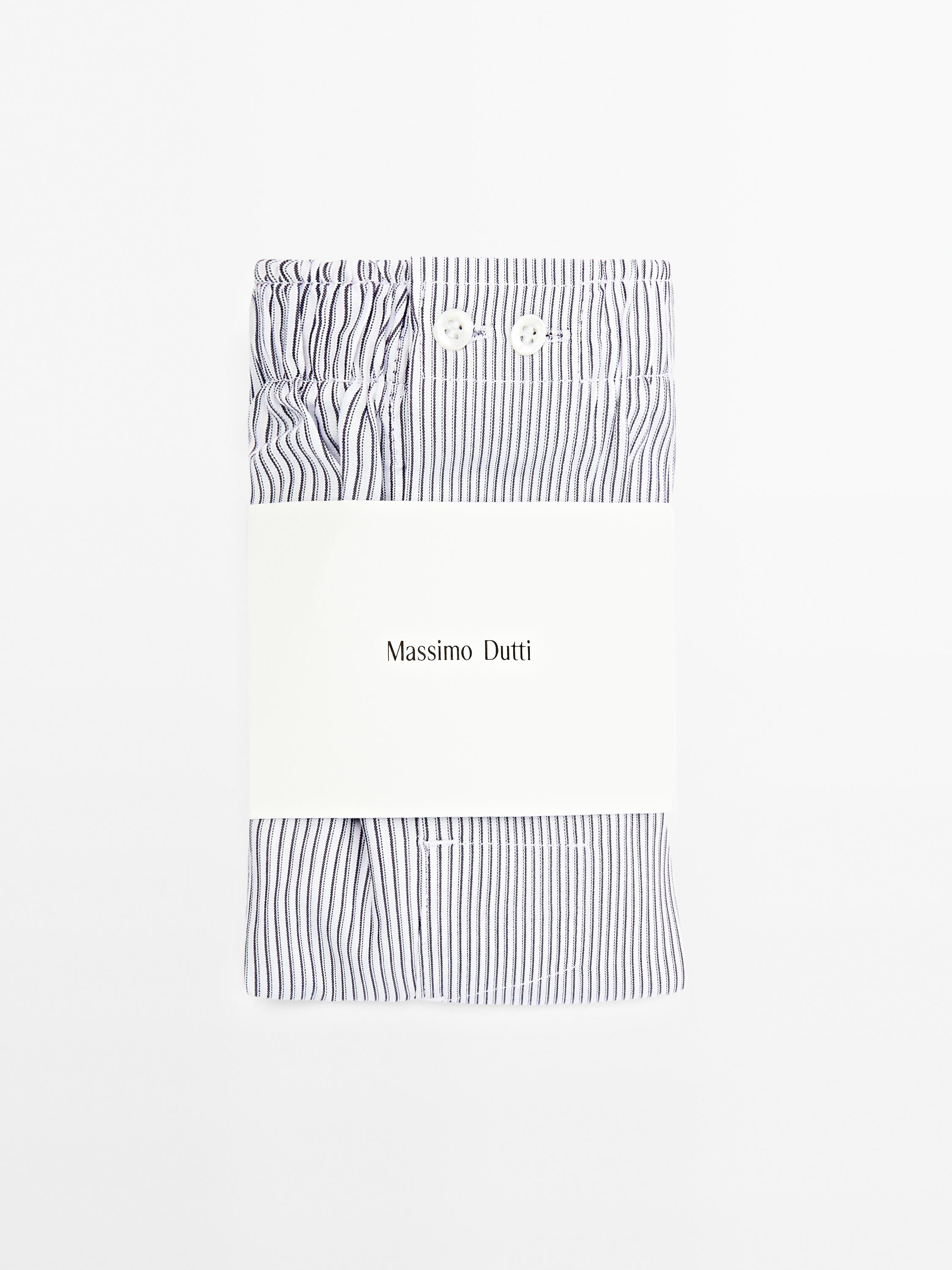 Boxershorts med dobbeltstribet mønster