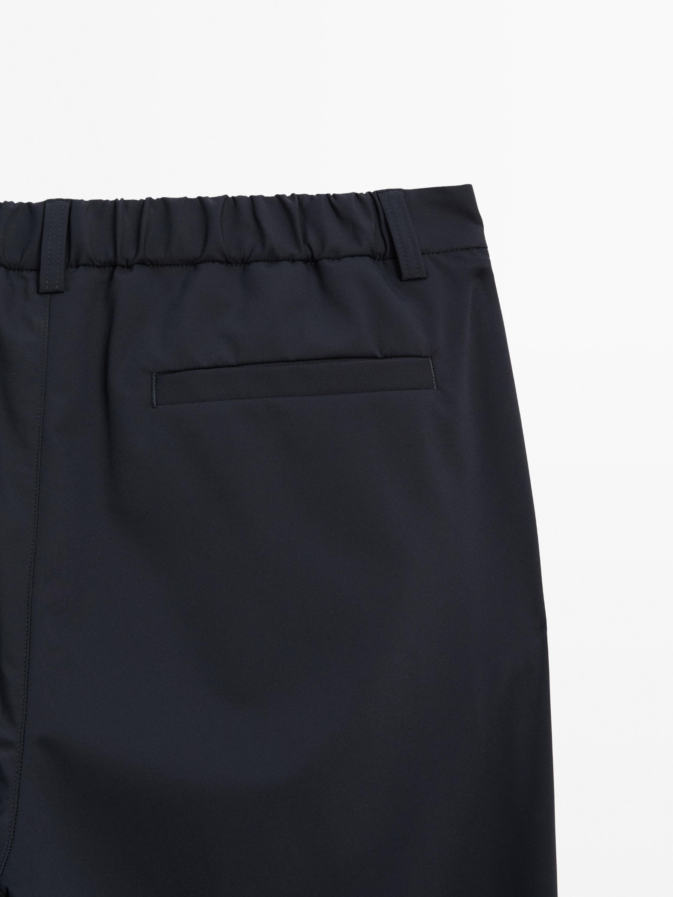 Regular-fit technical trousers