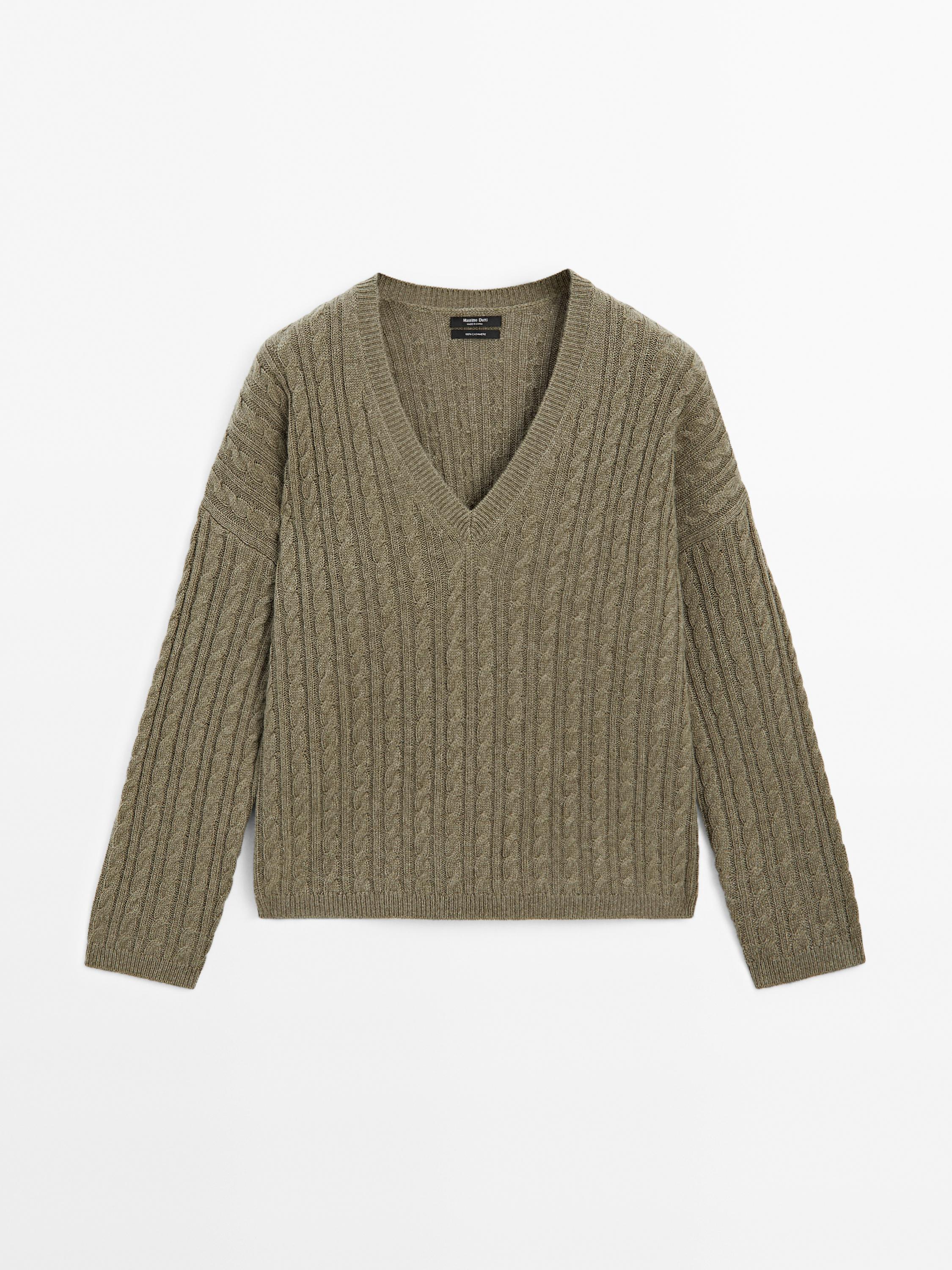 100% kašmiirist kootud avar oversize kampsun